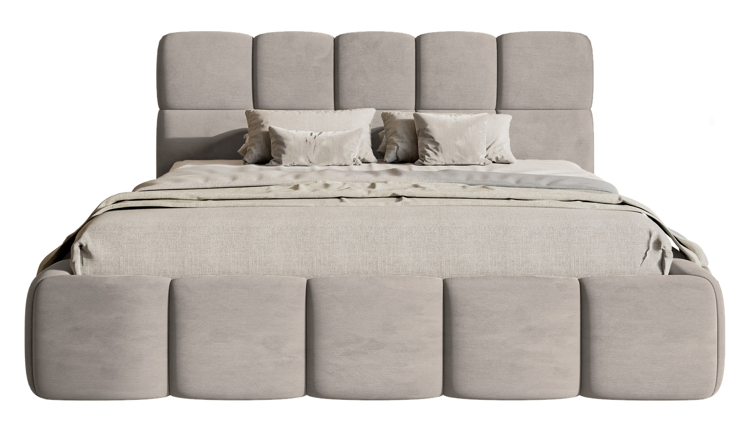 selsey-cloudy-gepolstertes-bett-120x200-cm-hellgrauer-velours-wasserabweisend image 5