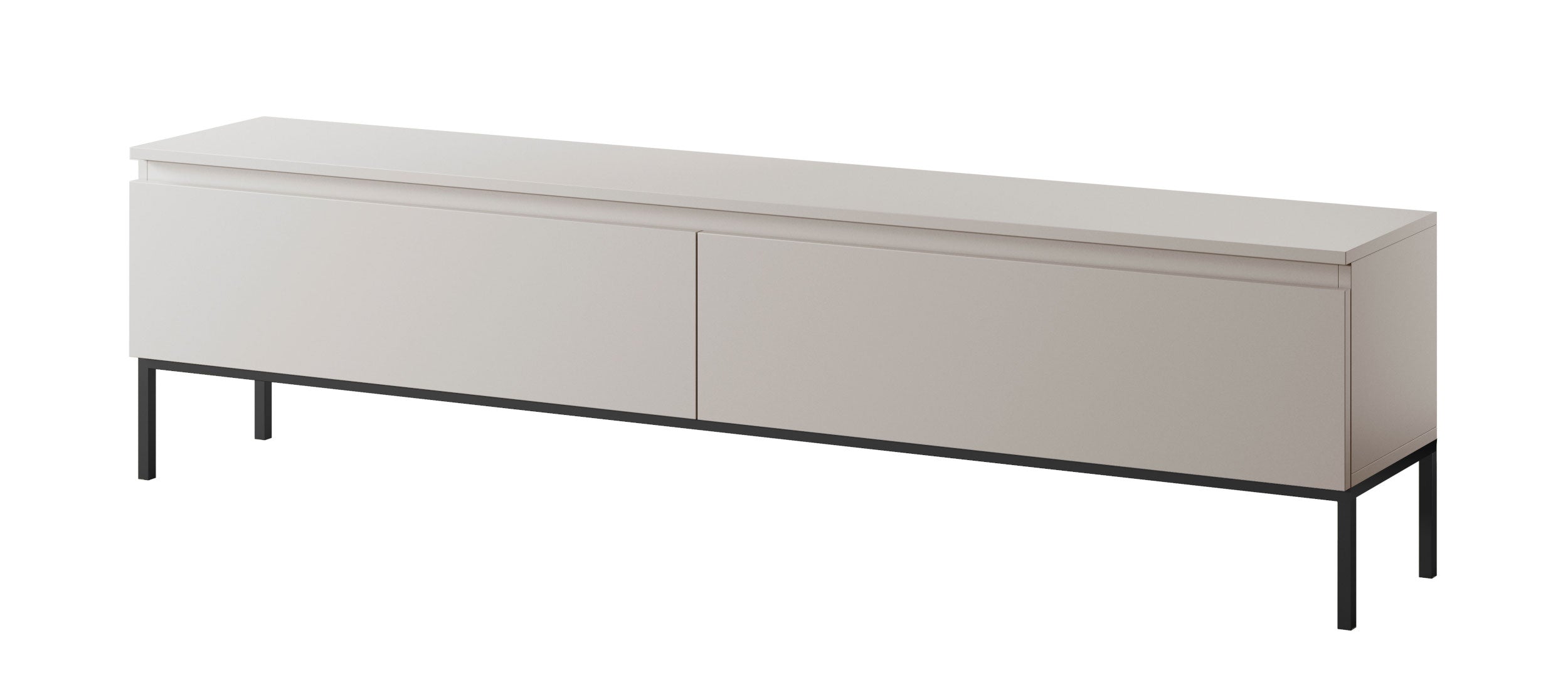 selsey-bemmi-tv-schrank-175-cm-kaschmir-mit-schwarzen-akzenten image 4