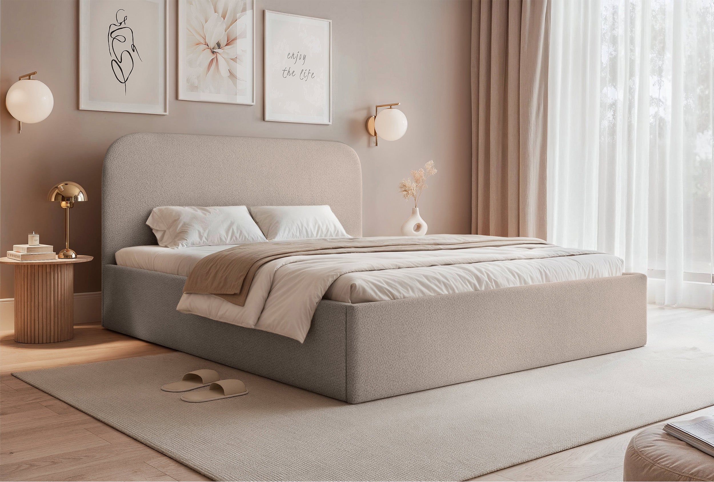 selsey-sonvivo-polsterbett-180x200-cm-mit-bettkasten-beige-chenille image 2