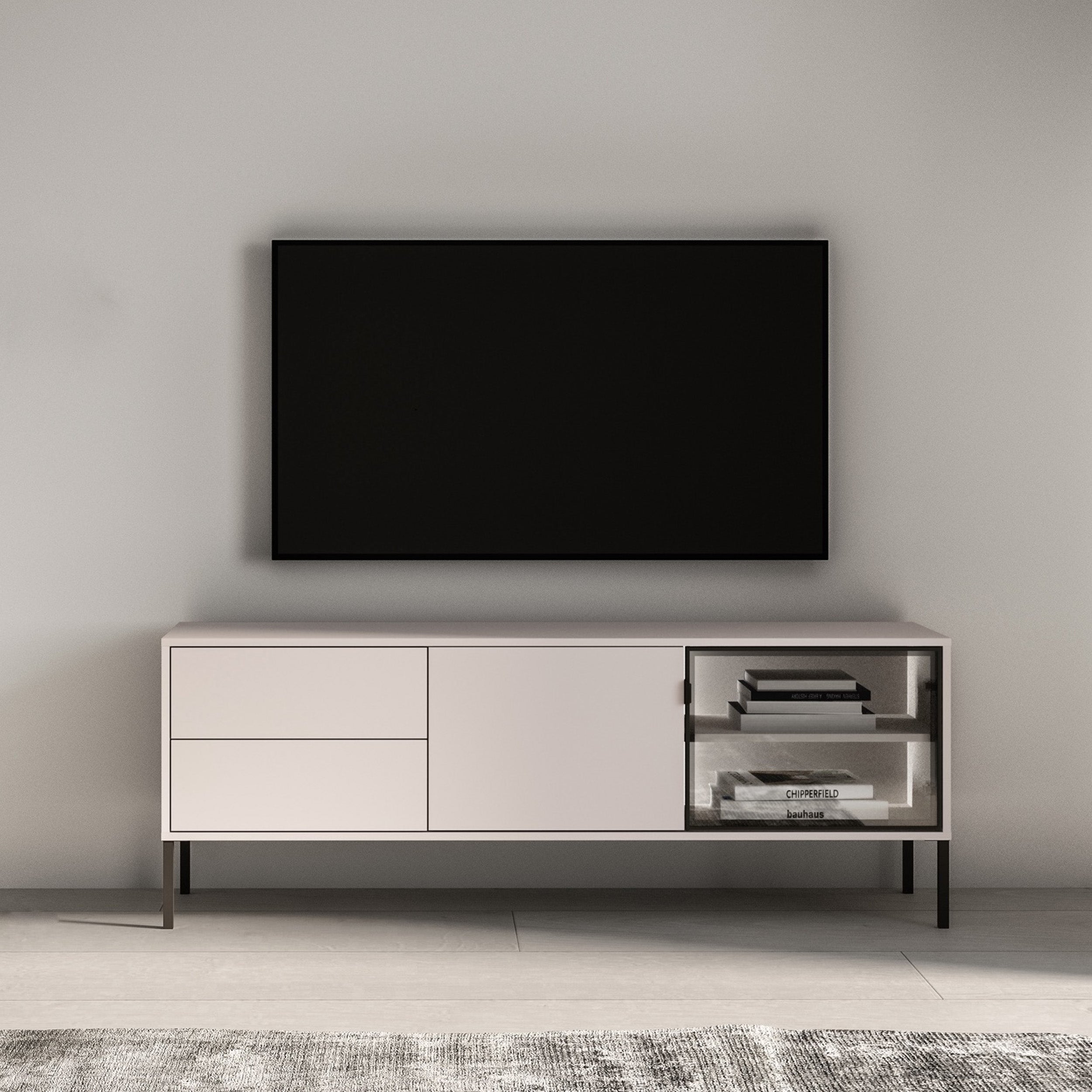 selsey-barnee-tv-kommode-160-cm-zweit-rig-mit-schubladen-und-led-beleuchtung-kas image 2
