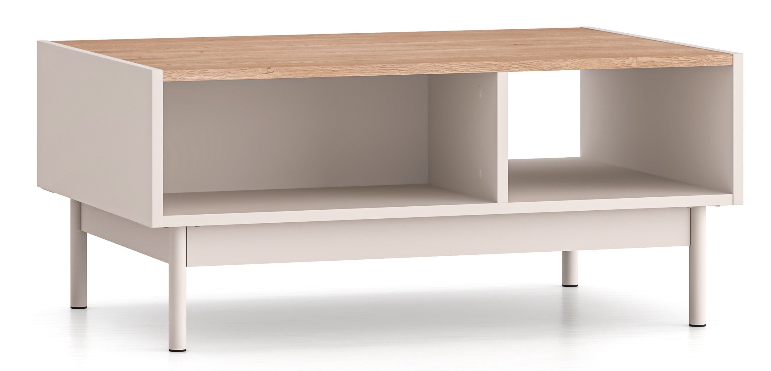 selsey-dunea-couchtisch-mit-f-chern-90x60-cm-kaschmir-eiche image 1