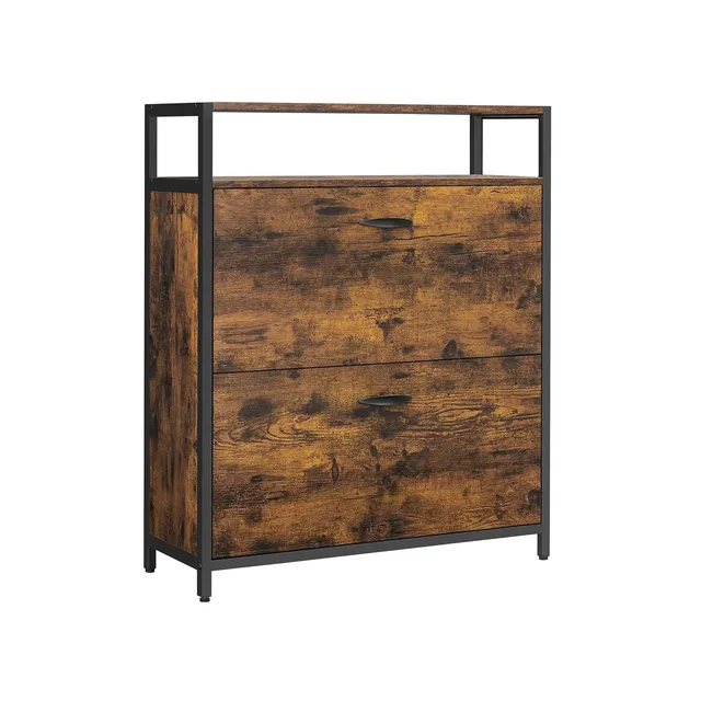 vasagle-schuhschrank-mit-2-klappen-60-x-30-x-95-cm image 1