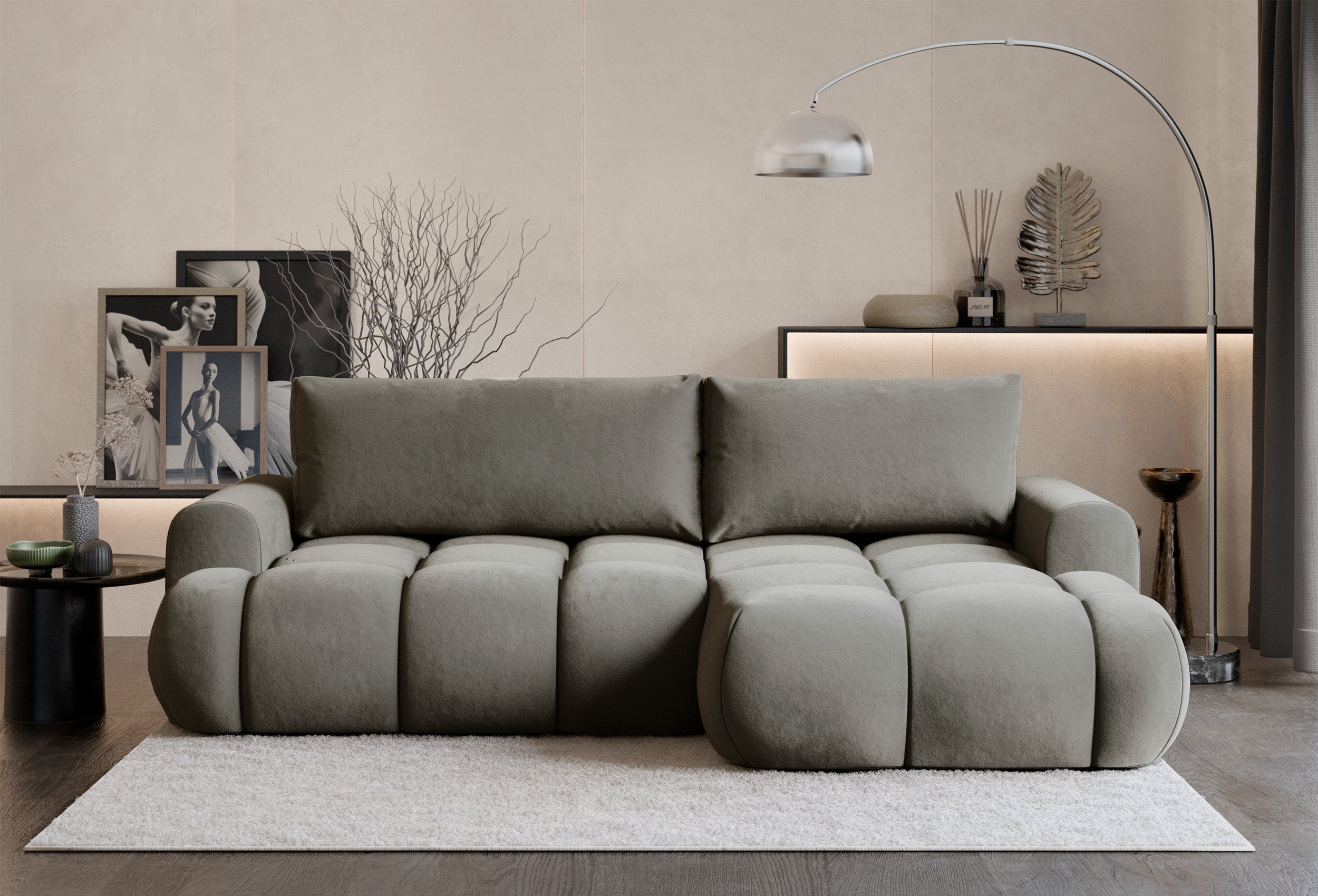 selsey-ombo-mini-ecksofa-mit-schlaffunktion-rechts-l-form-graubraun-velours image 2