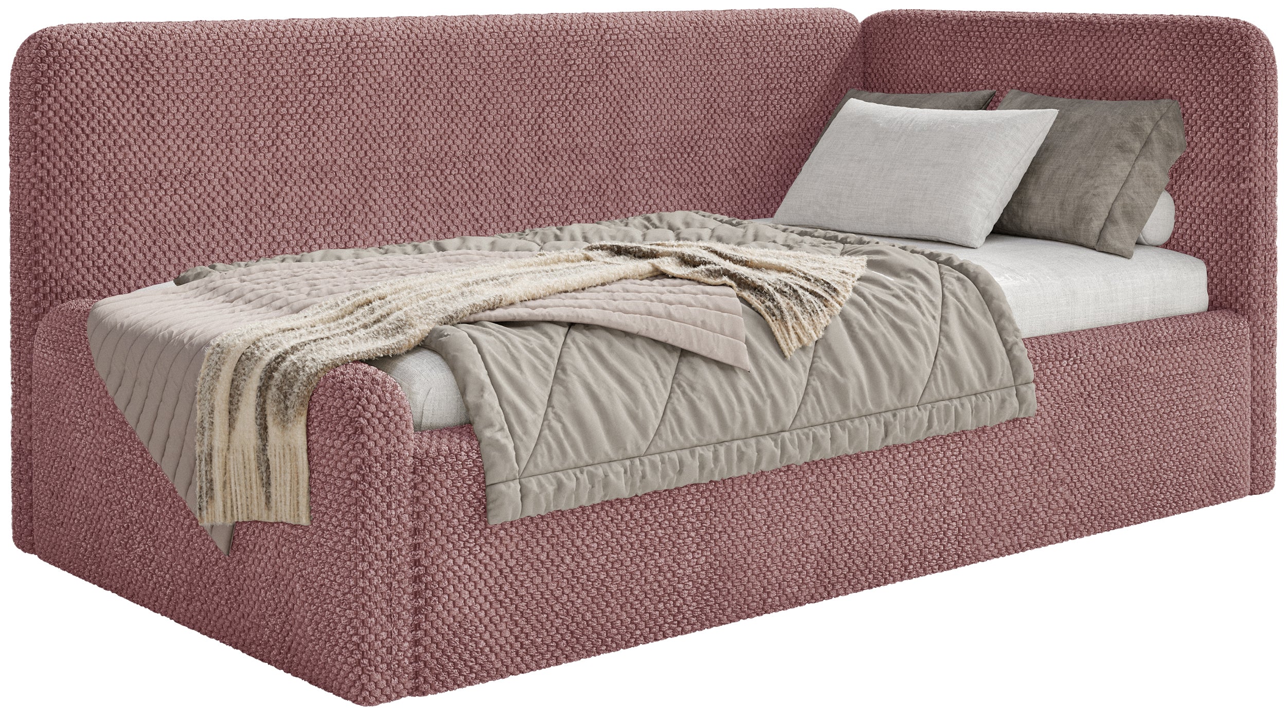 selsey-fanklo-jugendbett-120x200-cm-rechts-mit-matratze-und-stauraum-rosa-hydrop image 1