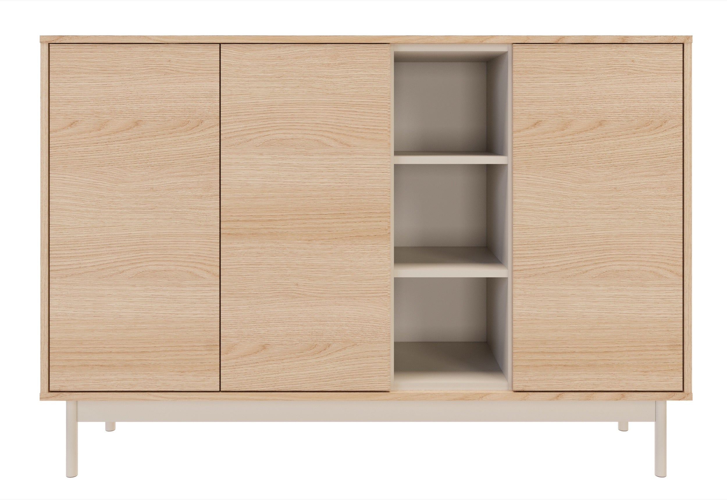 selsey-layen-dreht-r-kommode-138-cm-lindberg-eiche-kaschmir-3-f-cher image 6