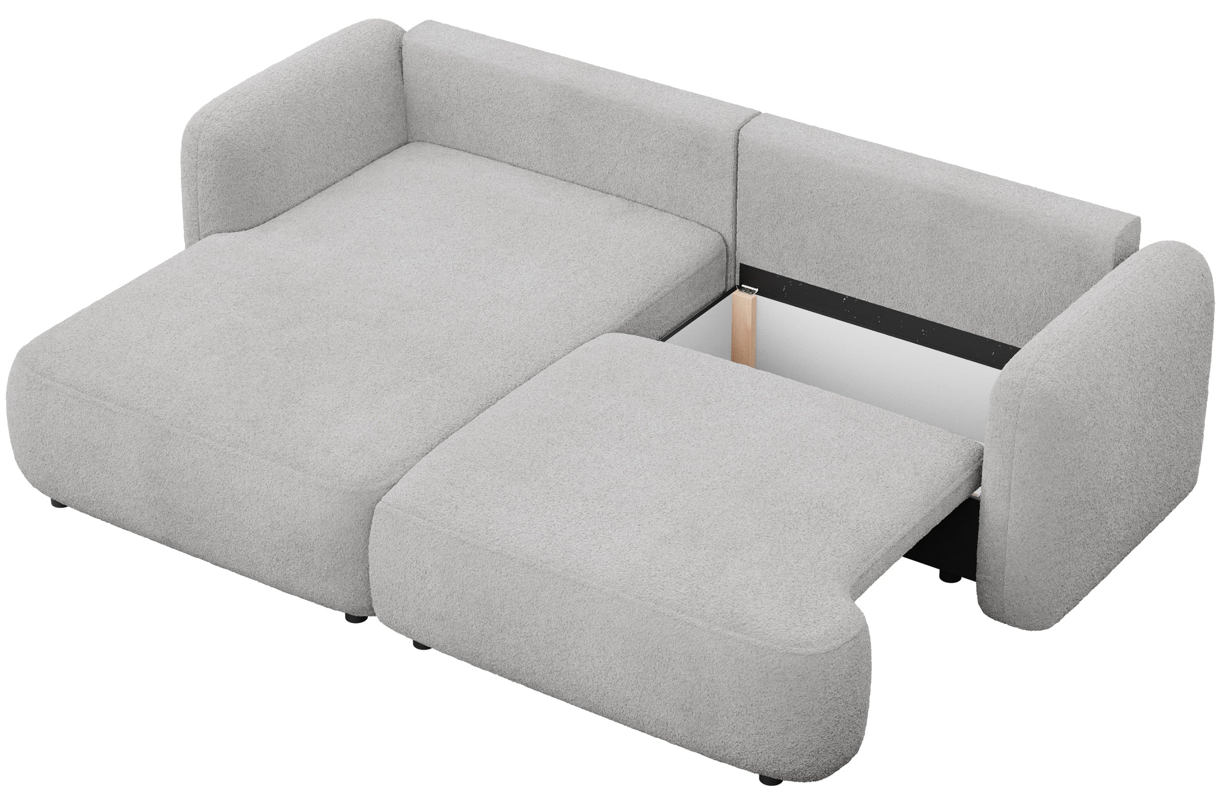 selsey-tvoya-ecksofa-l-form-links-mit-schlaffunktion-und-stauraum-hellgrau-boucl image 4
