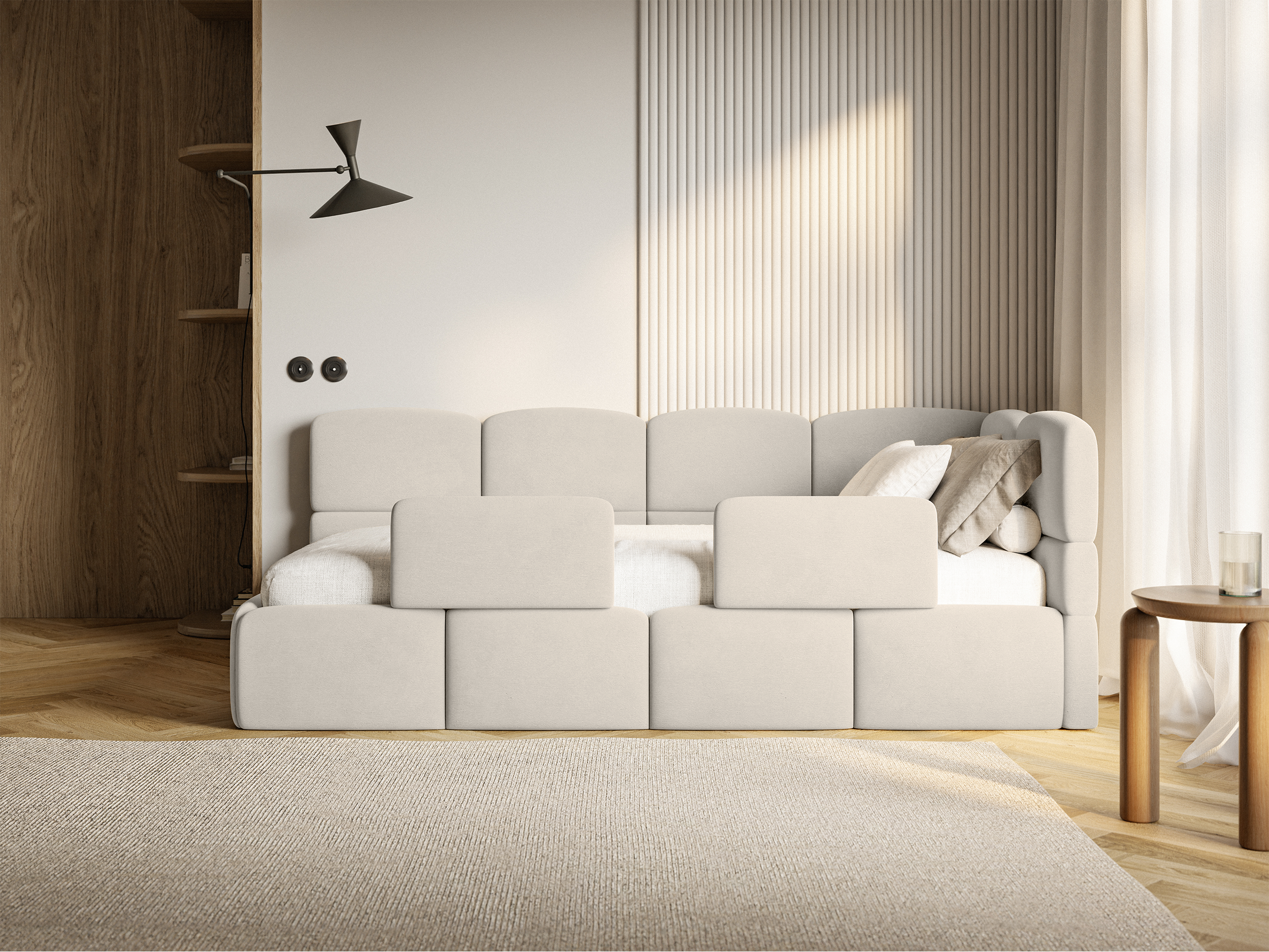 selsey-cloudy-jugendbett-90x200-cm-rechts-mit-stauraum-hellbeige-schutzgitter-ve image 5