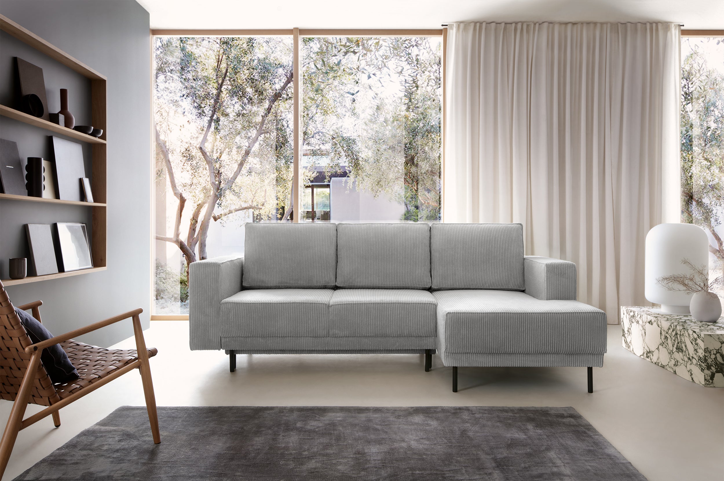 selsey-rodario-mini-ecksofa-mit-schlaffunktion-l-form-rechts-hellgrau-cord-mit-s image 3