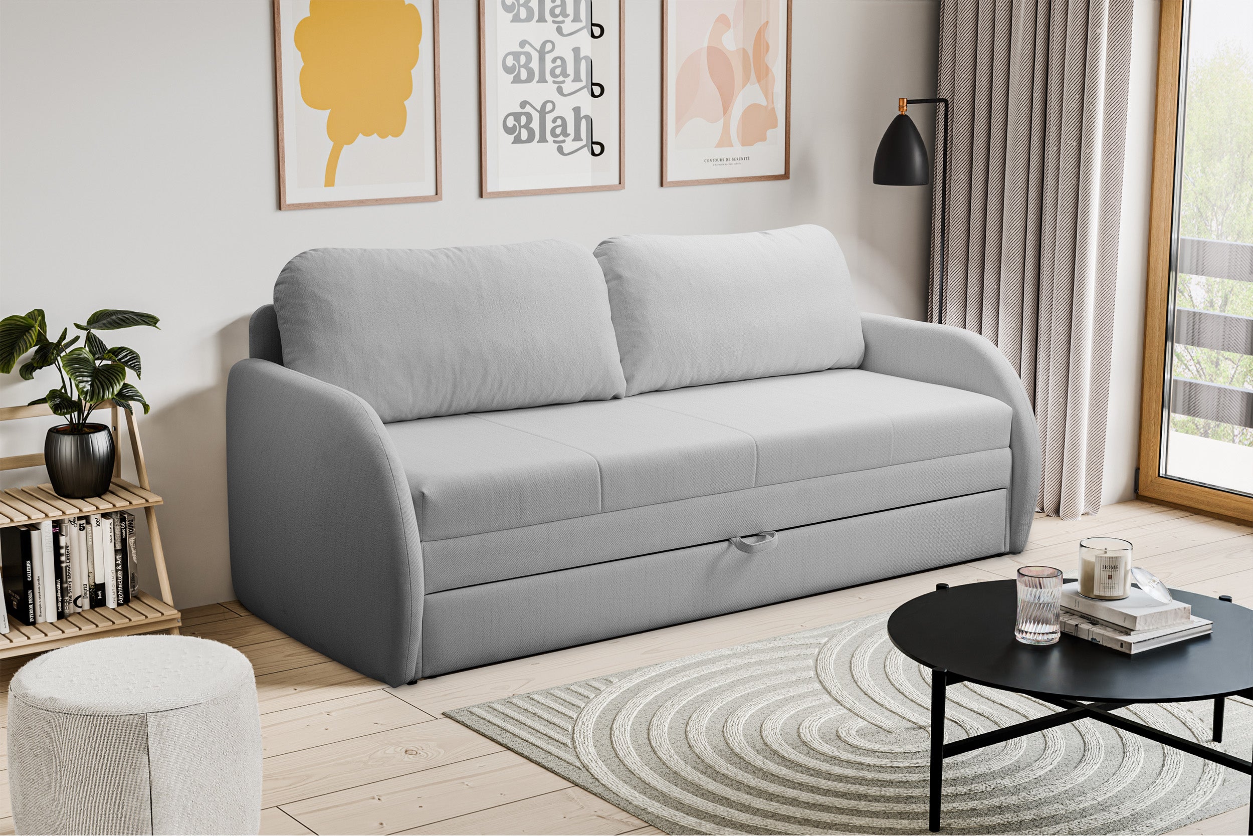 selsey-diego-drei-sitzer-schlafsofa-in-hellgrau-mit-flechtmuster image 2