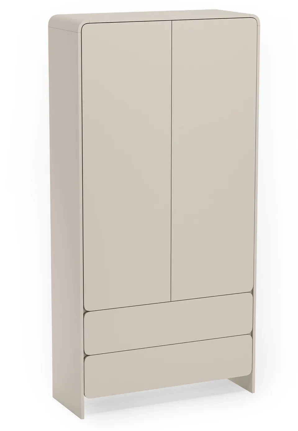 selsey-lummo-zweifl-geliger-kleiderschrank-mit-zwei-schubladen-100-cm-kaschmir image 1