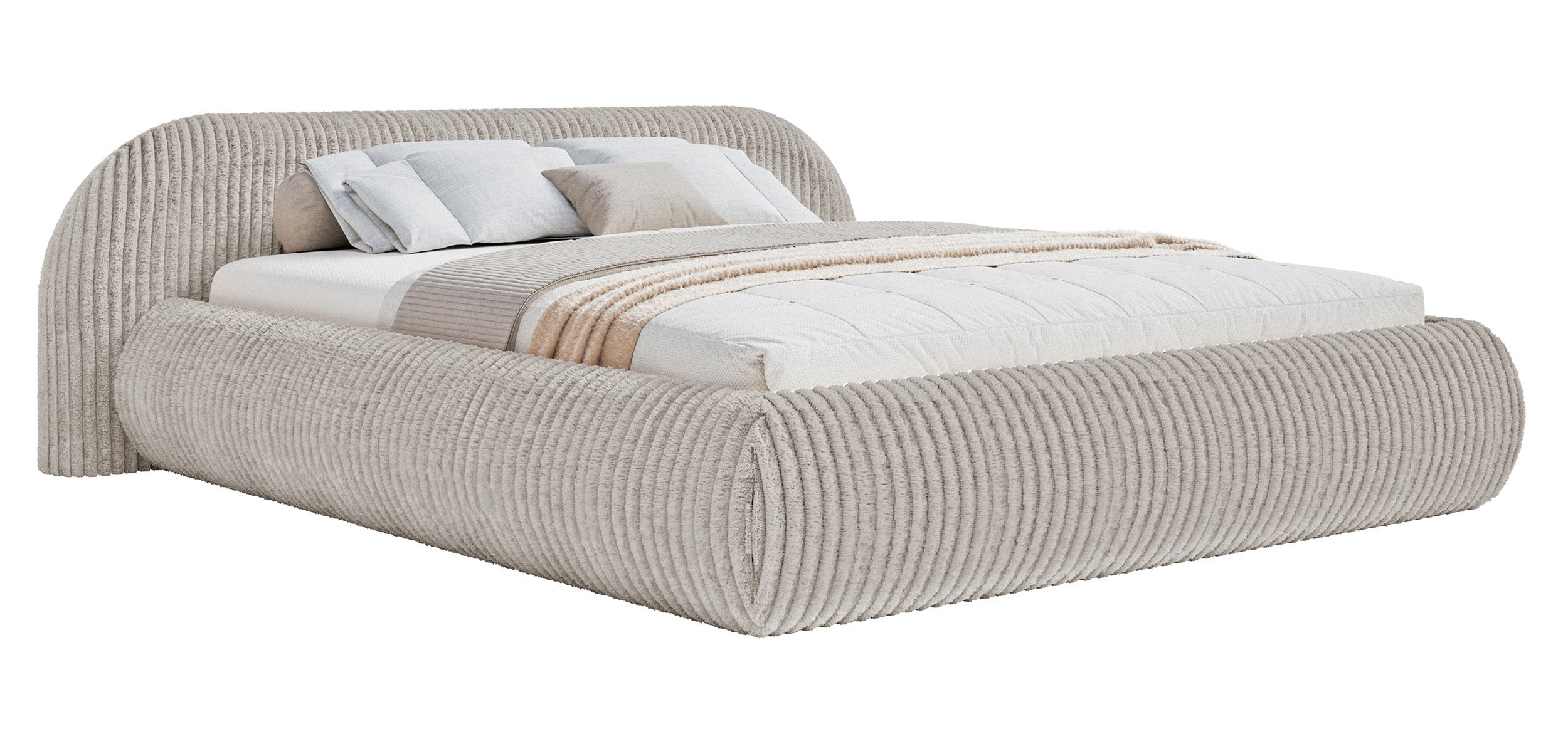 selsey-shels-low-gepolstertes-bett-160x200-cm-grau-beige-cordstoff image 1