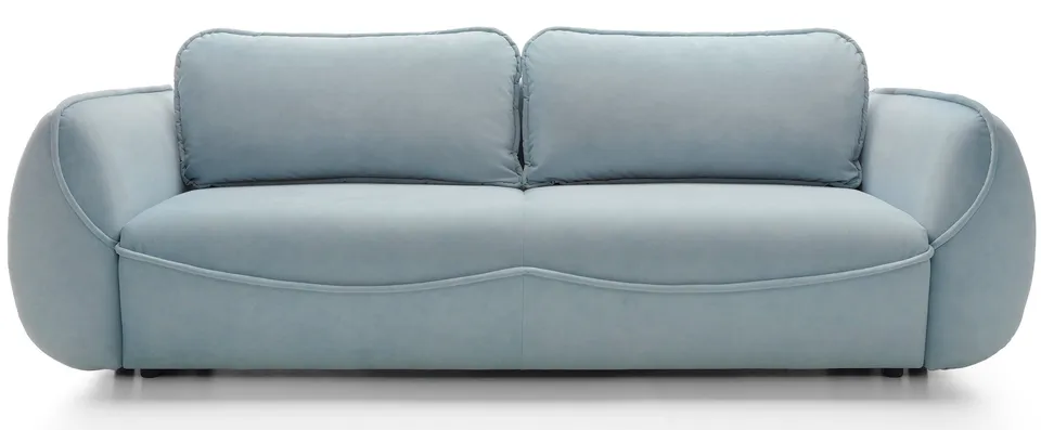 selsey-cutie-dreisitziges-schlafsofa-ausklappbar-mit-stauraum-hellblauer-pflegel image 1