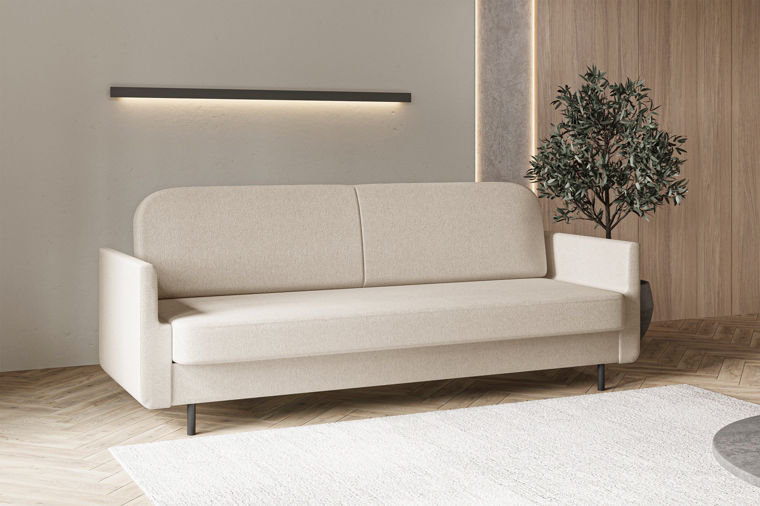 selsey-ovelio-3-sitzer-ausziehsofa-hellbeige-hydrophobes-chenille-mit-schlaffunk image 6