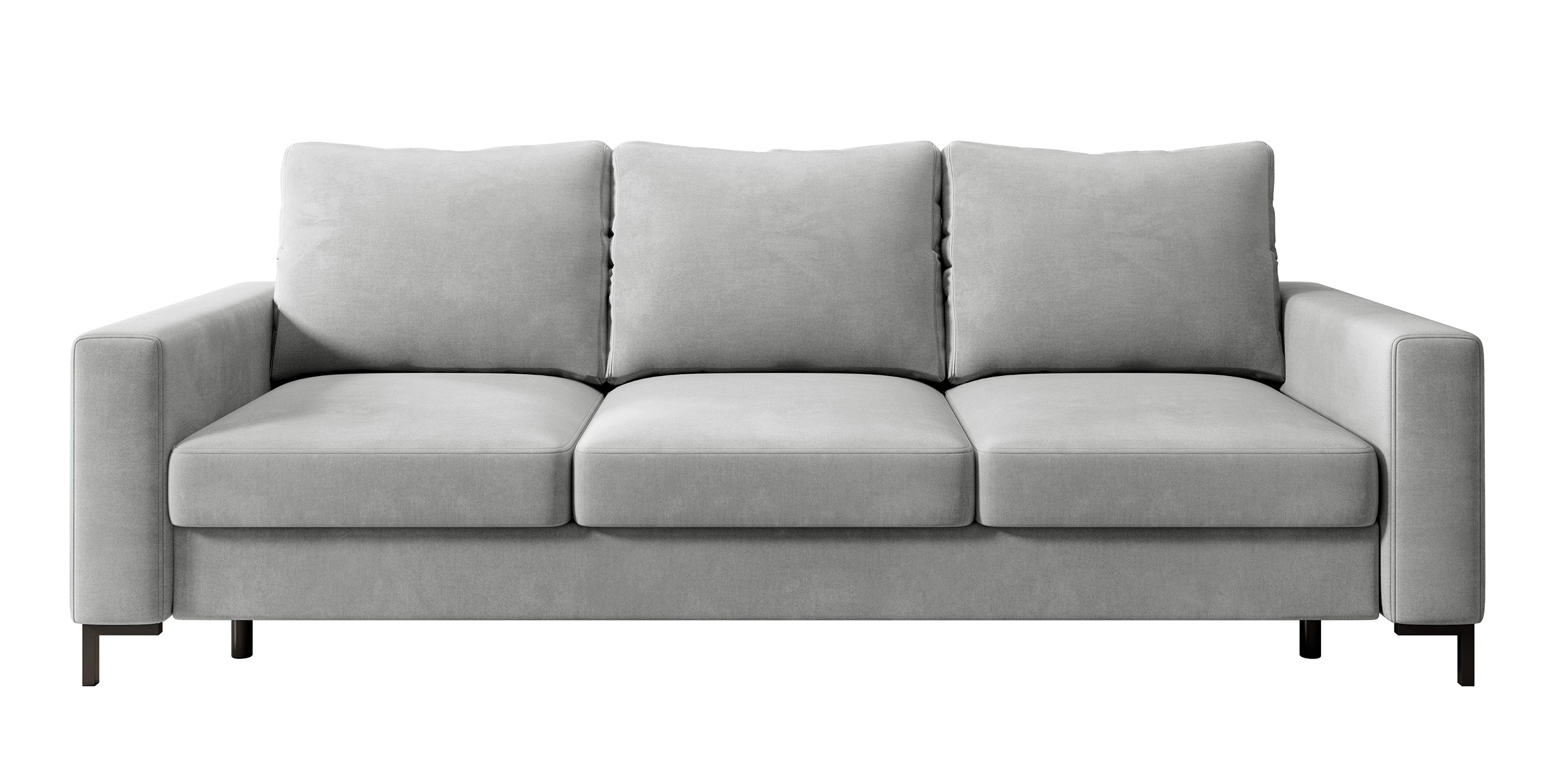selsey-mokpeo-dreisitziges-ausklappbares-sofa-mit-stauraum-hellgrau-samt image 5