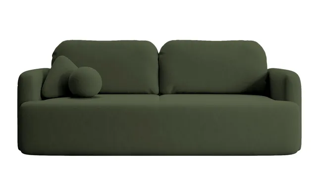 selsey-lambina-drei-sitzer-schlafsofa-mit-stauraum-olivgr-ner-samt image 1
