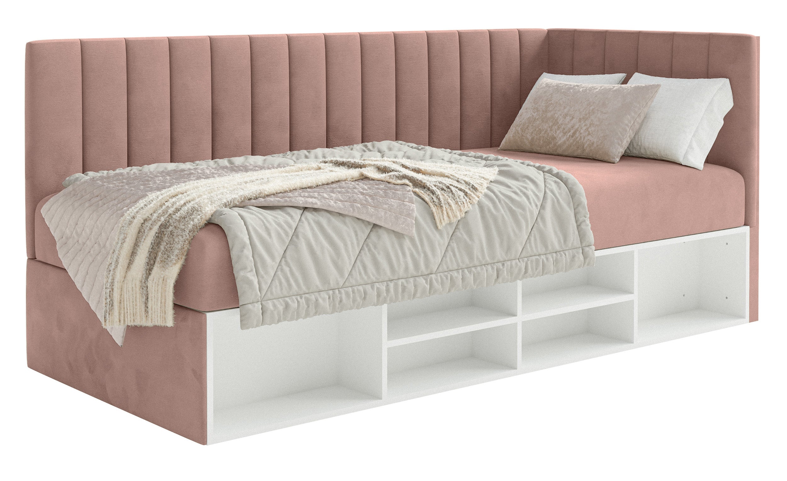 selsey-ventrio-jugendbett-90x200-cm-rechtsseitig-hellrosa-velours-stauraum-und-r image 4