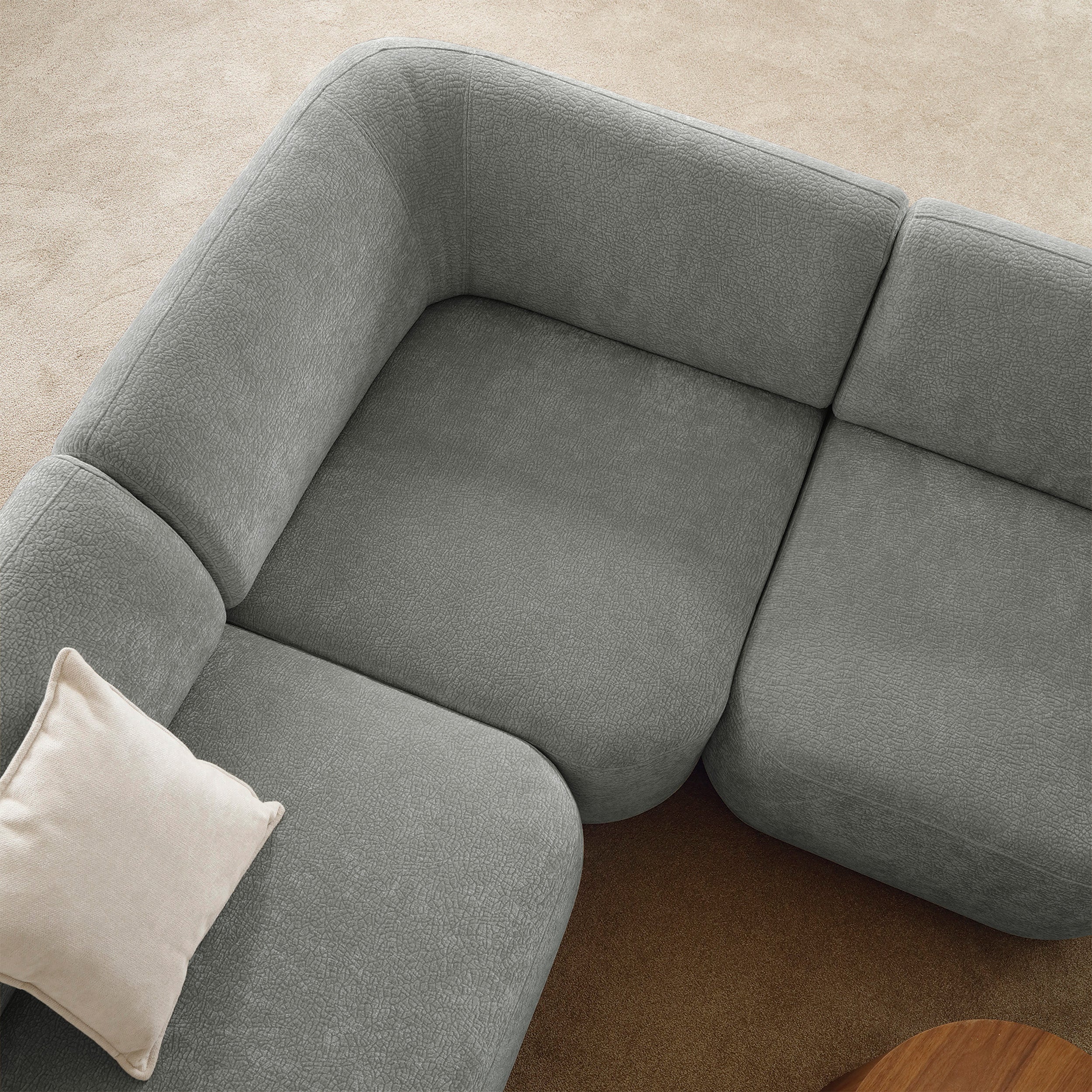 selsey-bommo-eckmodul-graues-chenille-modulares-sofa-element image 2