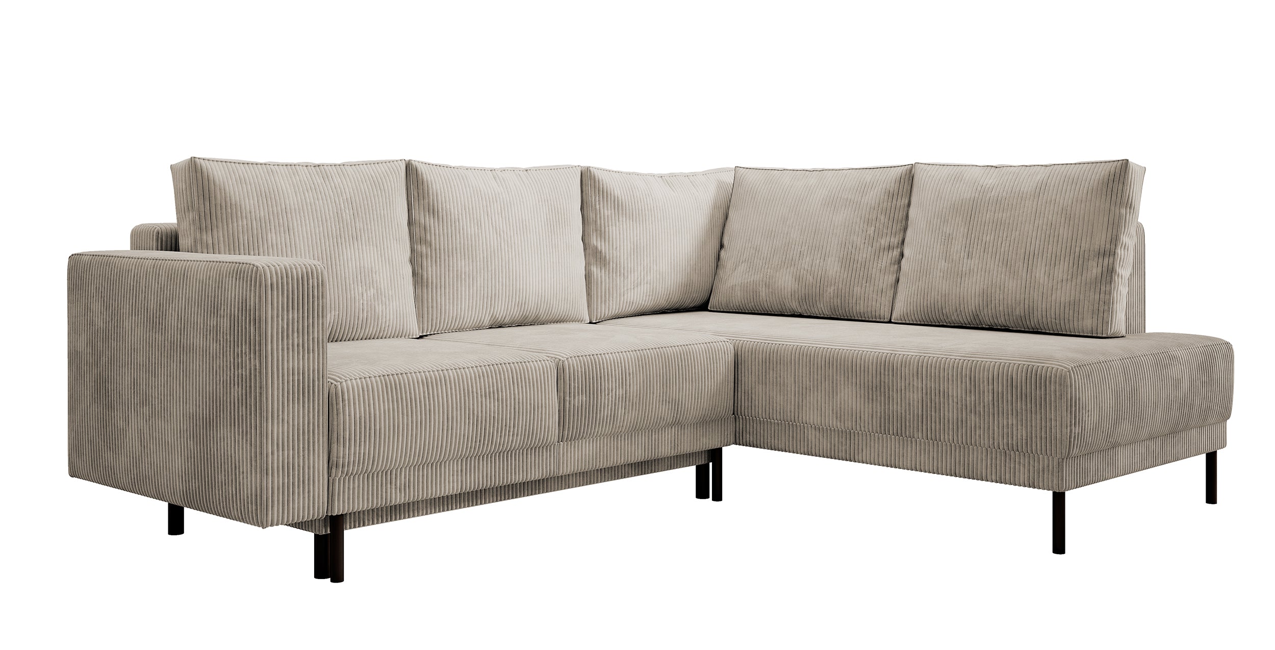 selsey-rodario-ecksofa-rechts-dunkelbeige-cord-schlaffunktion-bettkasten image 4