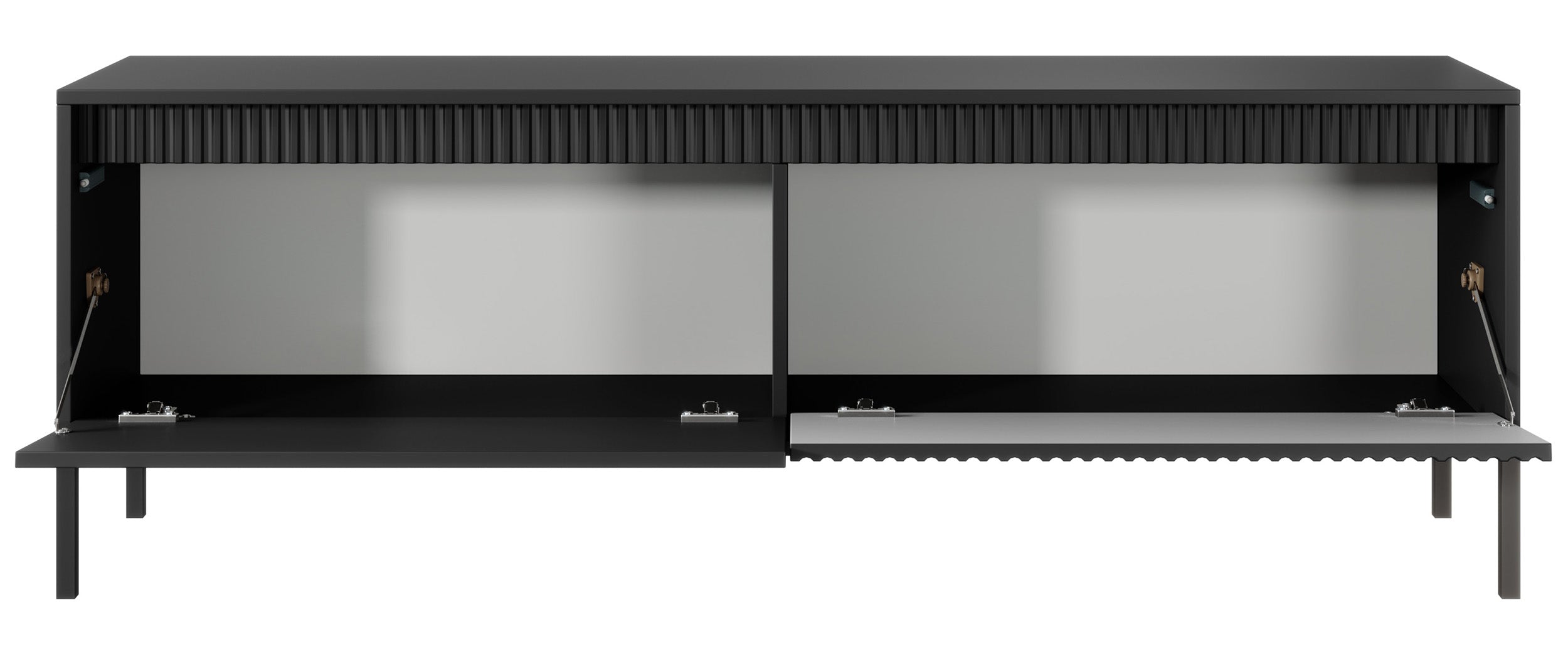 selsey-falsetto-tv-schrank-zweifl-gelig-gerillte-front-154-cm-schwarz image 6