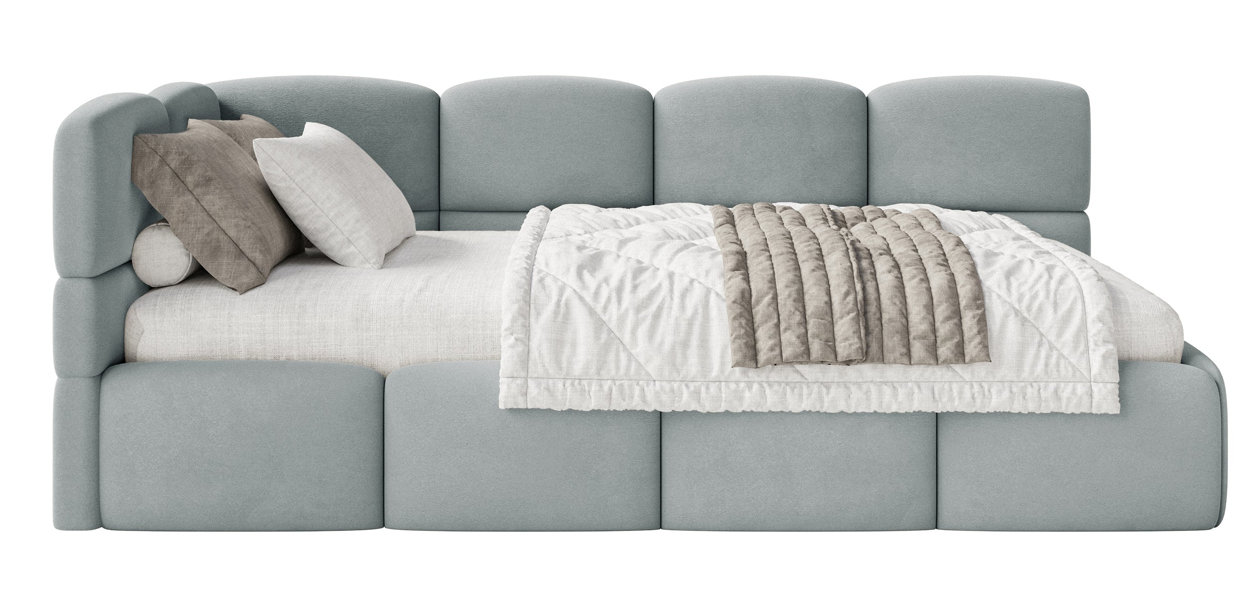 selsey-cloudy-jugendbett-120x200-cm-linksseitig-mit-stauraum-grauer-velours image 5