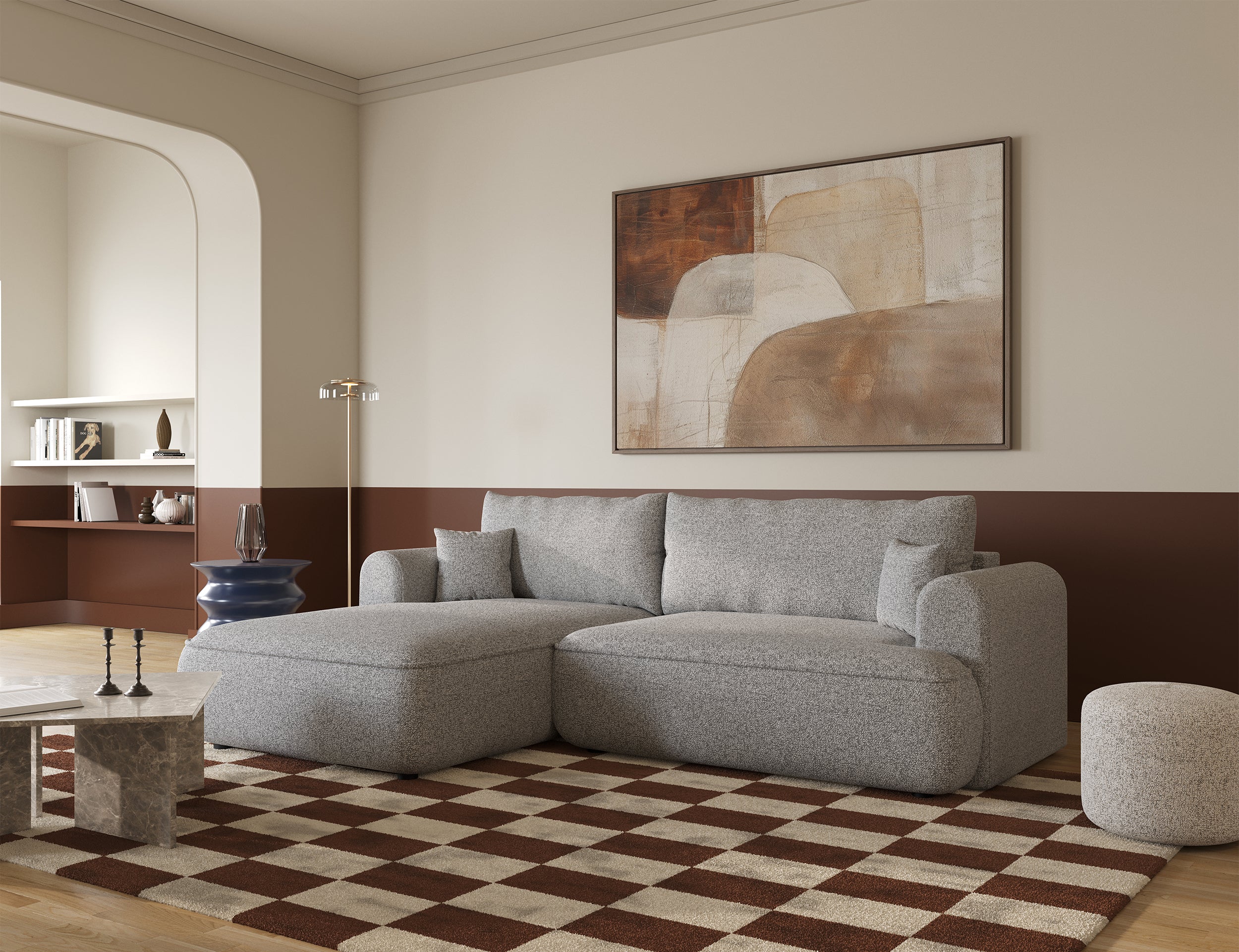 selsey-ovo-ecksofa-mit-schlaffunktion-l-form-links-hellgraues-geflecht image 2