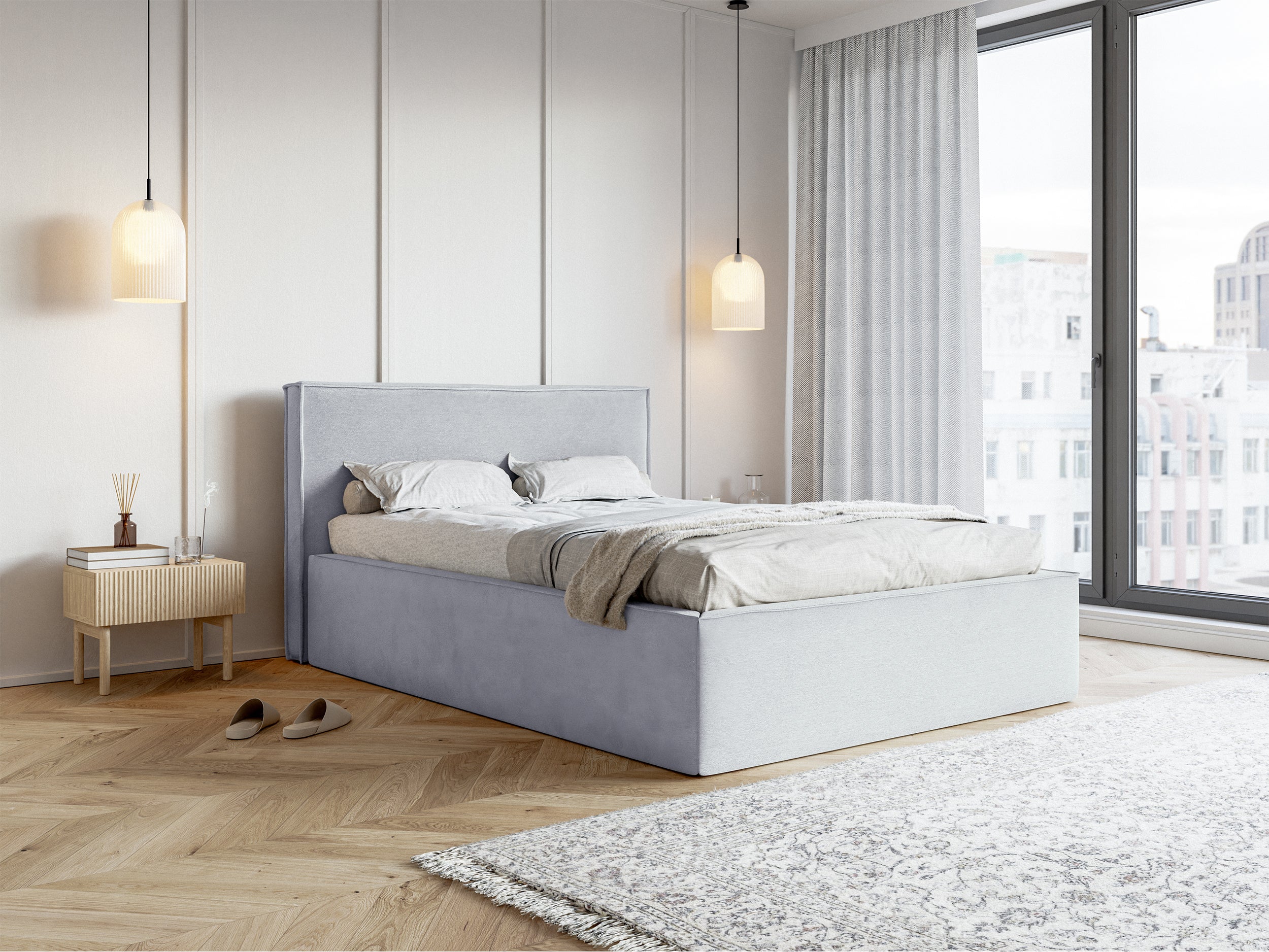 selsey-lucera-polsterbett-140x200-cm-mit-stauraum-taubenblau-velours image 3