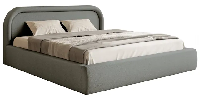 selsey-ruvi-polsterbett-140x200-cm-grauer-chenillestoff-mit-stauraum image 1