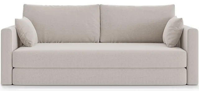 selsey-avolia-dreisitziges-schlafsofa-ausklappbar-hellbeige-mit-flechtmuster image 1
