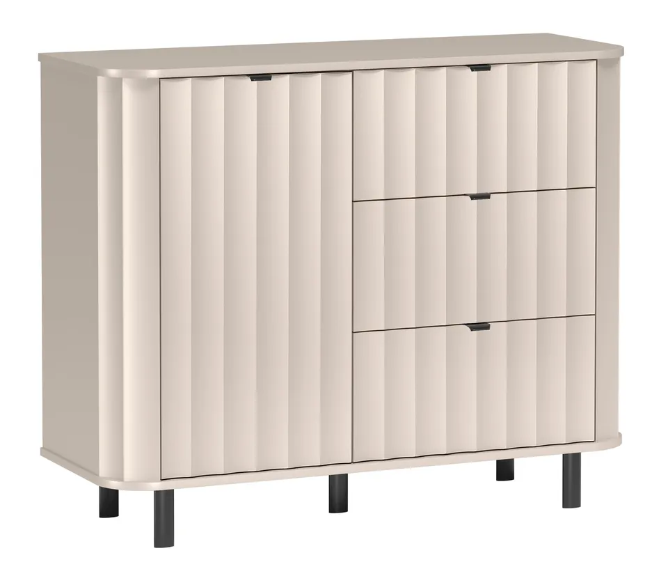 selsey-novado-kommode-mit-1-t-r-und-3-schubladen-111-cm-kaschmir image 1