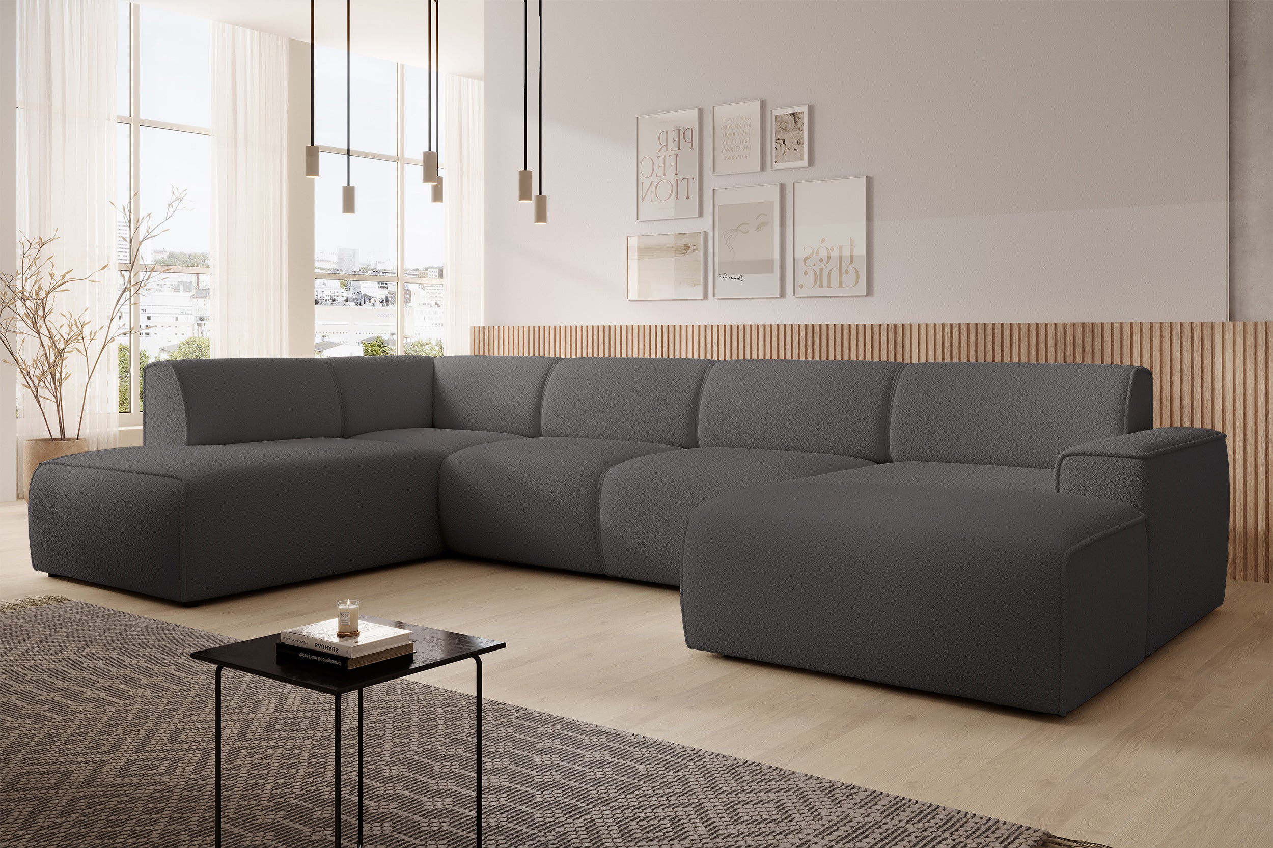 selsey-bouvi-ecksofa-u-f-rmig-linksseitig-dunkelgrau-boucl-stoff image 3