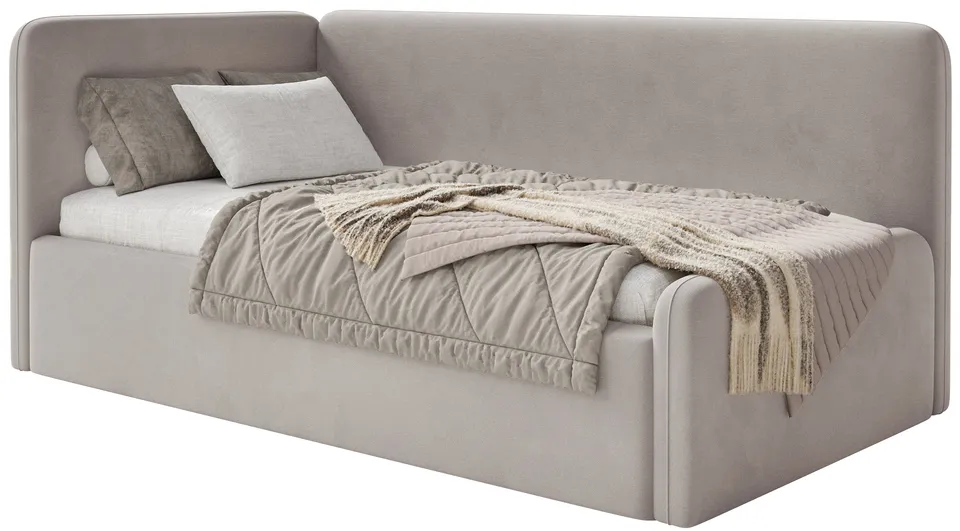 selsey-fanklo-jugendbett-120x200-links-mit-stauraum-grau-beige-velours image 1