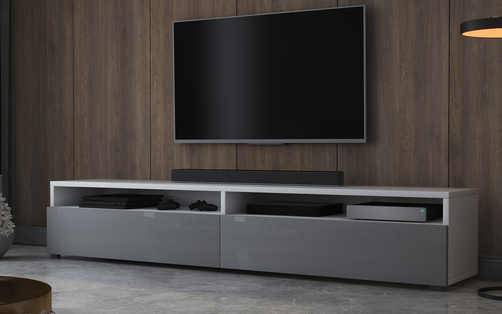 selsey-rednaw-tv-schrank-180-cm-wei-matt-grau-gl-nzend image 3