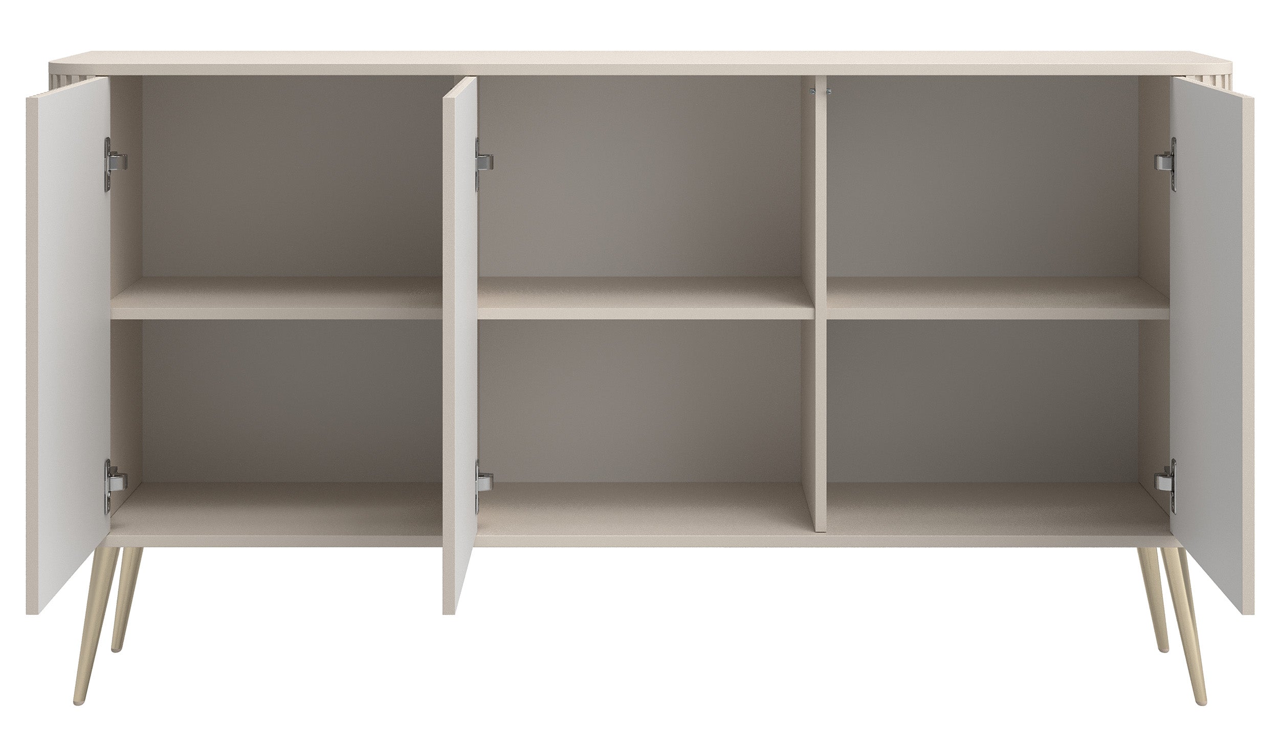 selsey-ovarlo-kommode-dreit-rig-163-cm-sandbeige-mit-fr-sungen-goldene-beine image 4