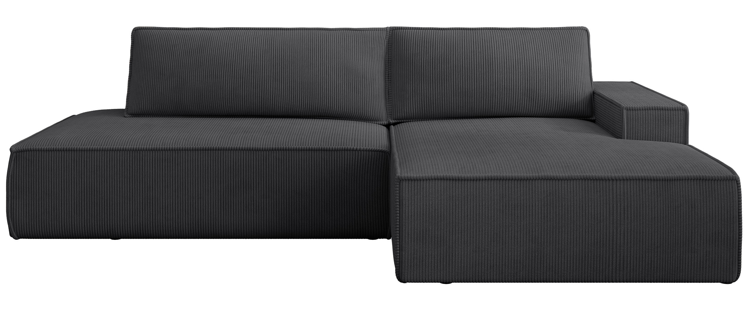 selsey-felicjo-ecksofa-l-rechts-mit-schlaffunktion-und-stauraum-dunkelgrau-cord image 1