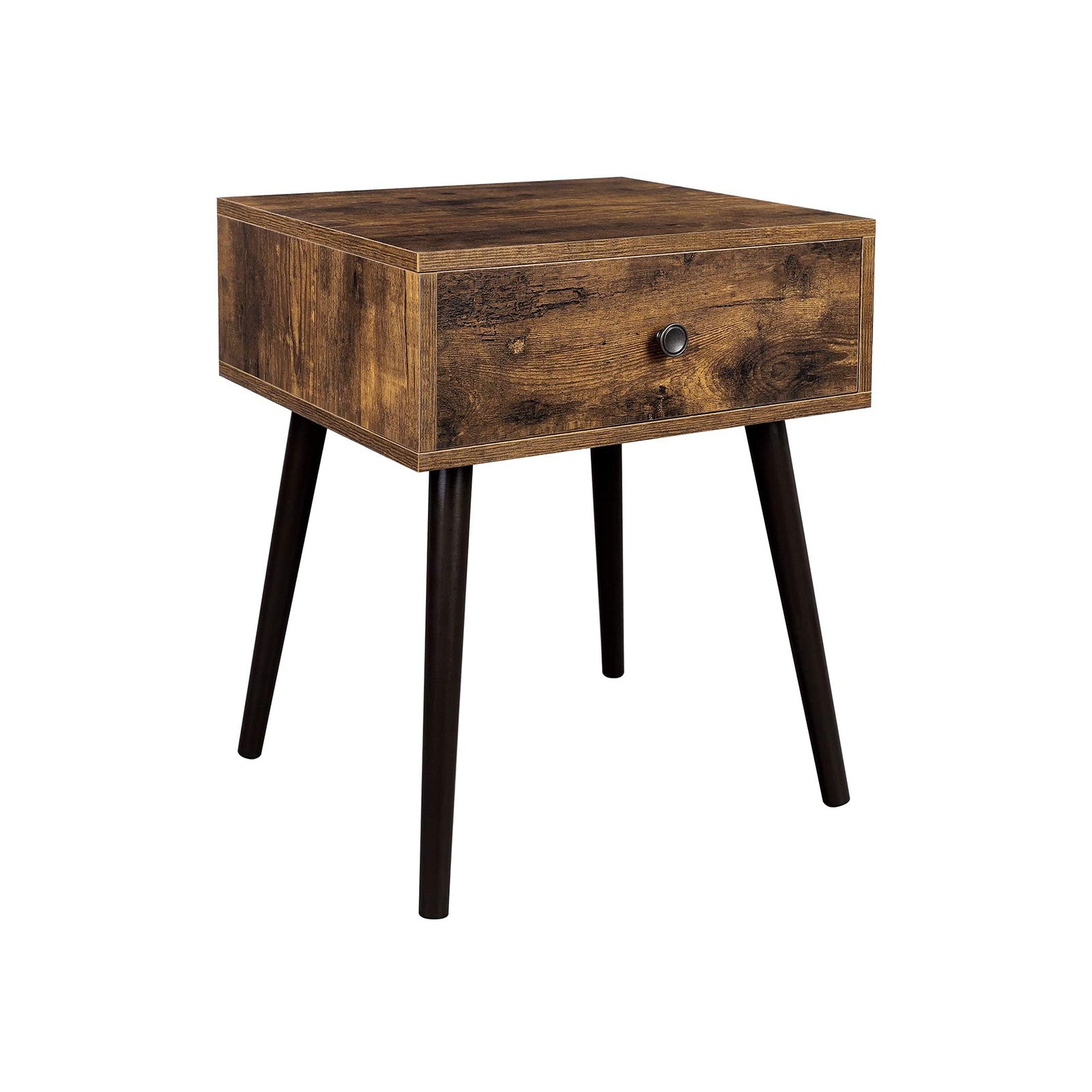 vasagle-nachttisch-vintagebraun-beistelltisch-holz image 1