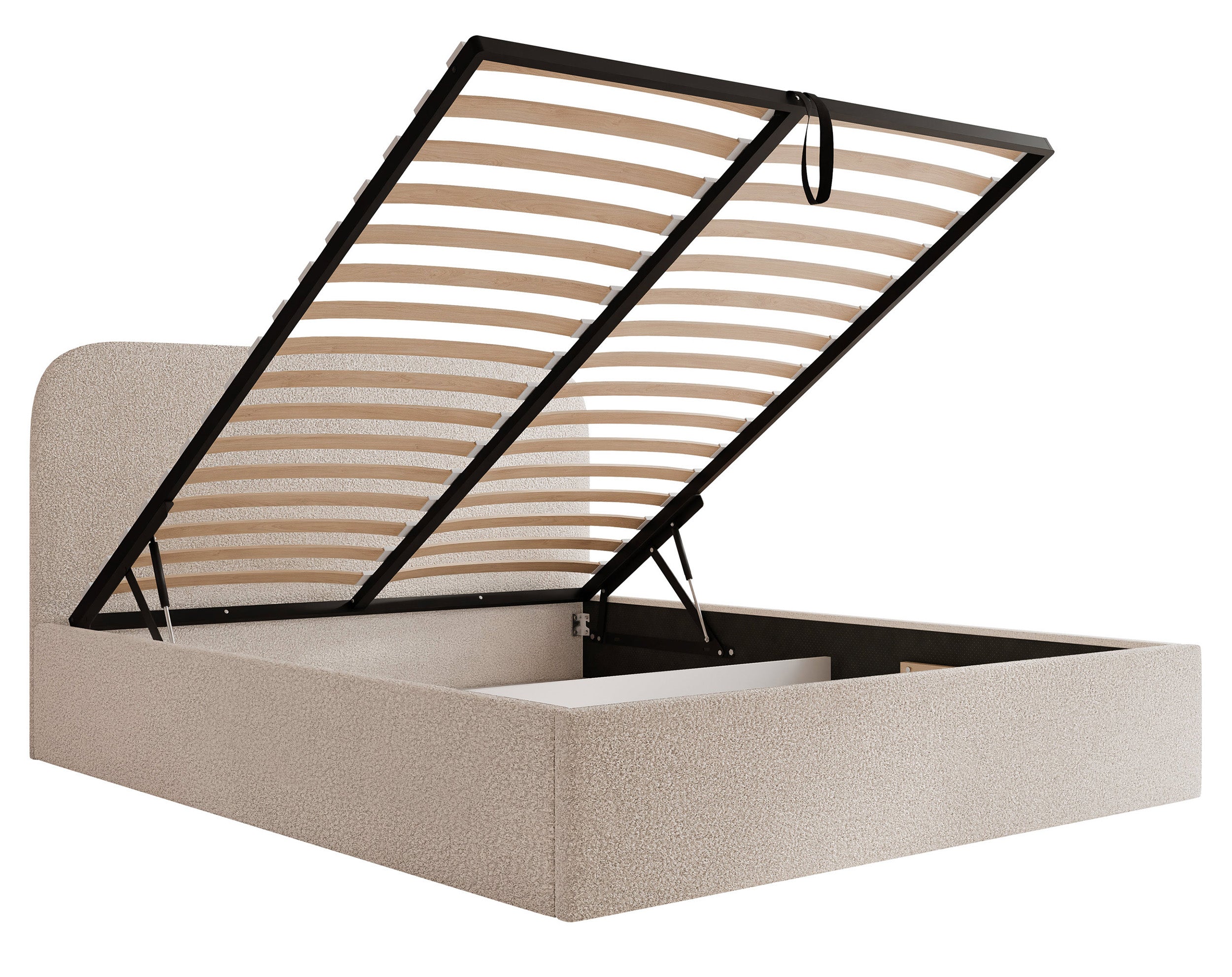 selsey-sonvivo-polsterbett-180x200-cm-mit-bettkasten-grau-beige-boucl-metallrahm image 6