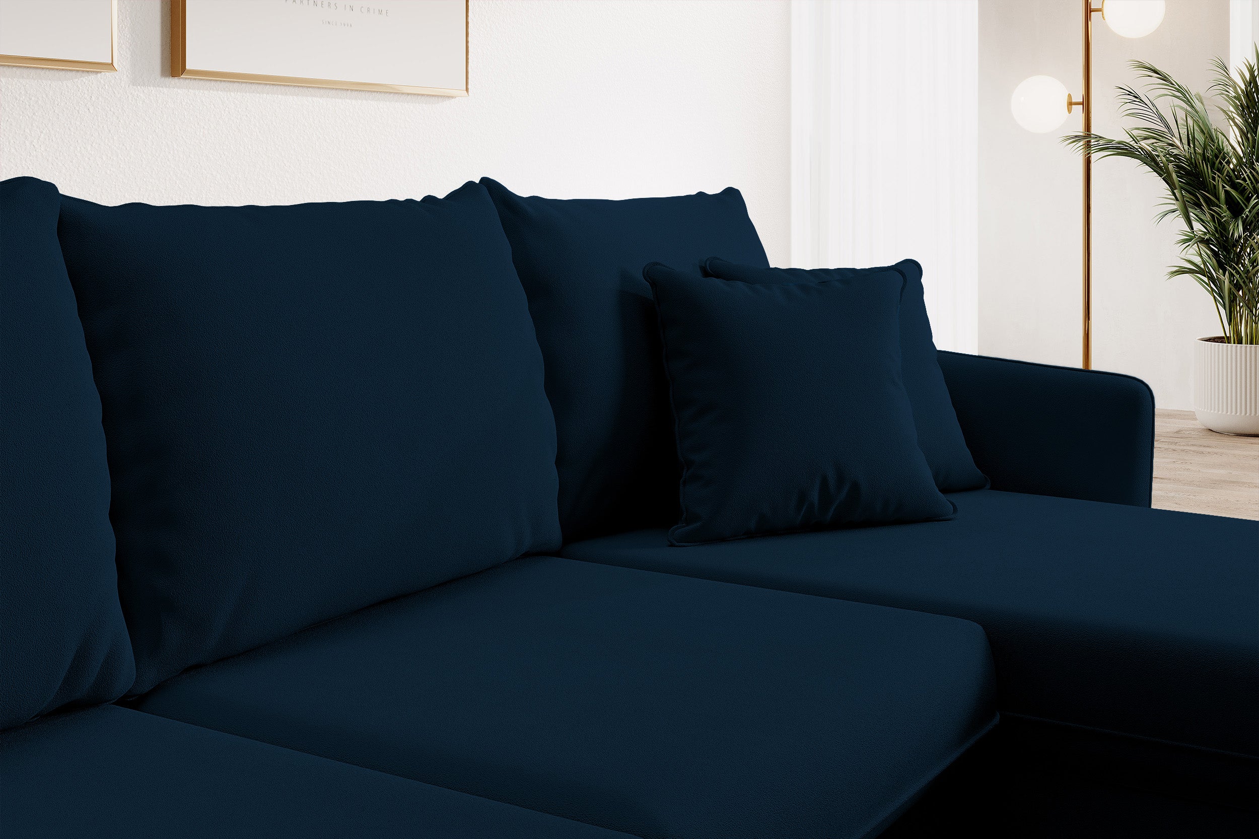 selsey-volio-ecksofa-mit-schlaffunktion-samtblau-schwarze-beine image 4