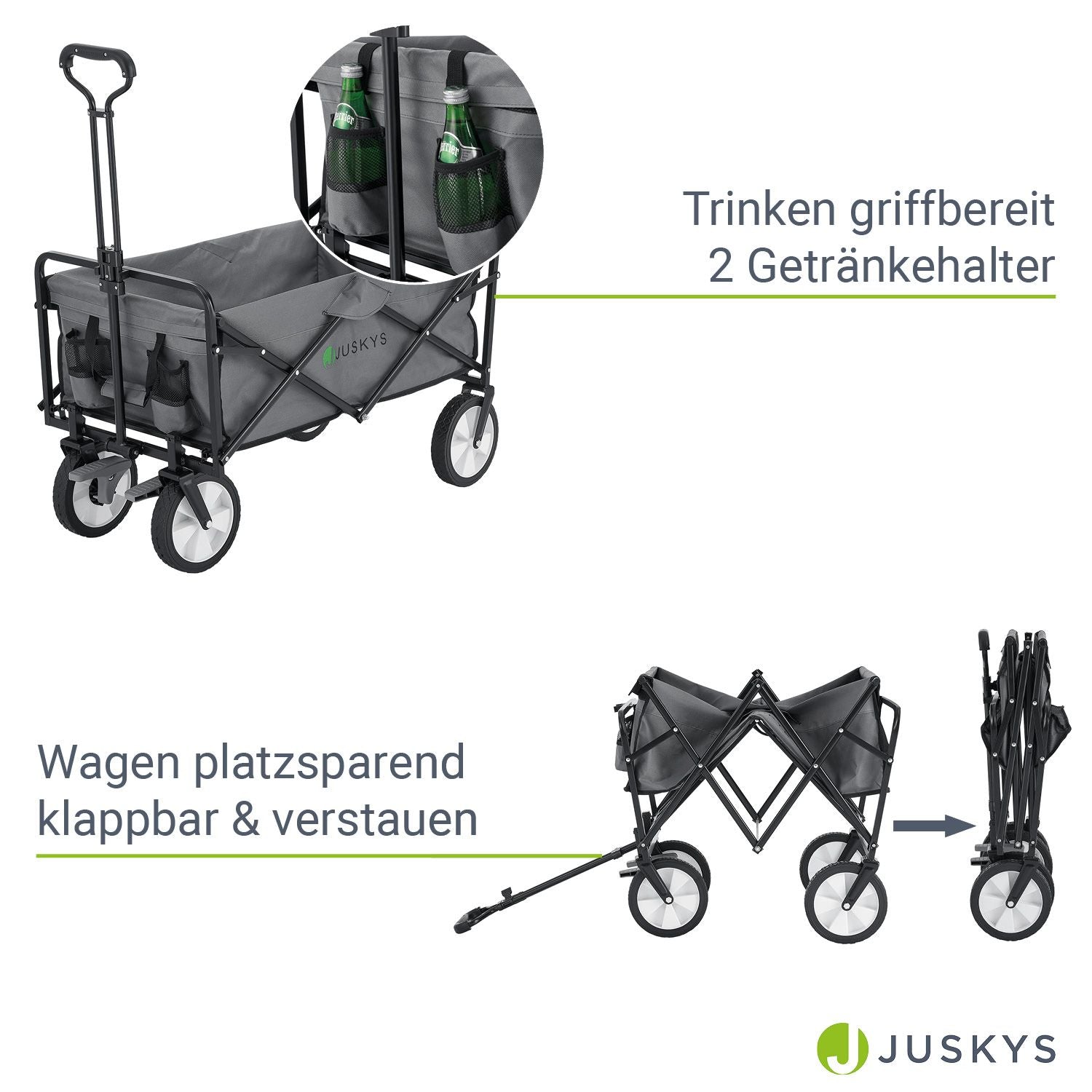 juskys-faltbarer-bollerwagen-handwagen-bis-100-kg-diverse-farben image 5