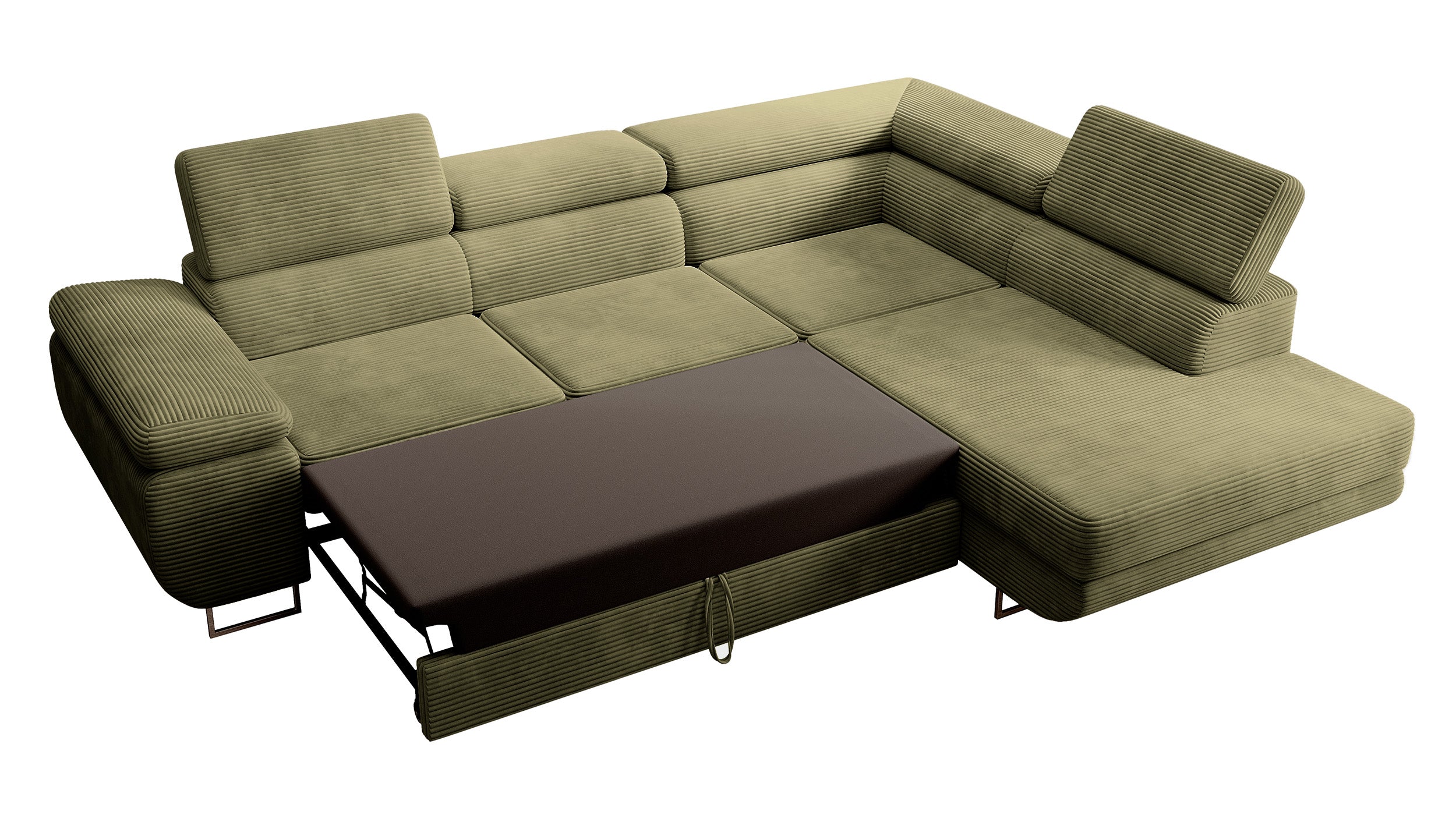 selsey-stevil-ecksofa-mit-schlaffunktion-l-form-rechts-mit-stauraum-olivgr-ner-c image 3