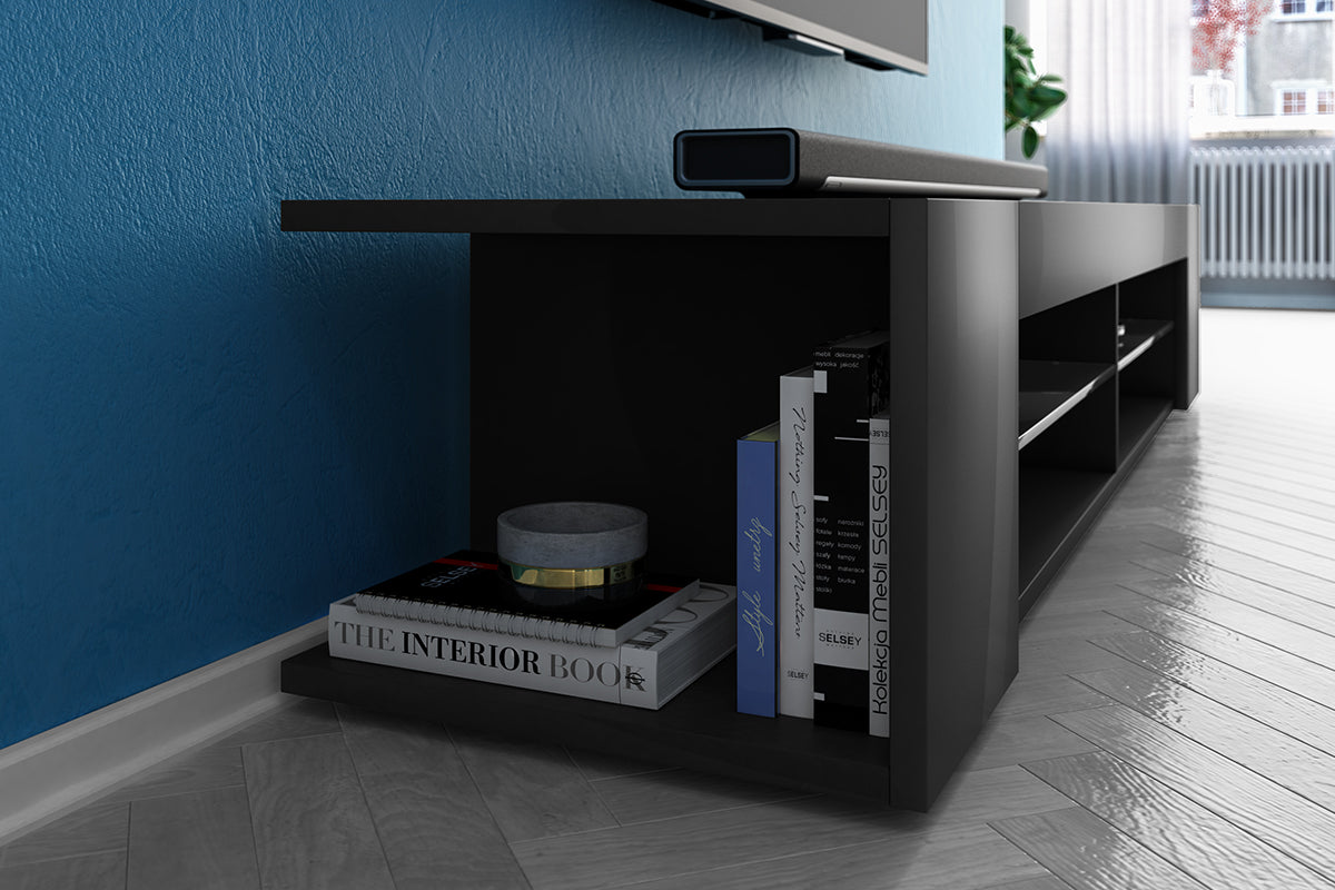 selsey-mitchell-tv-schrank-180-cm-schwarz-matt-schwarz-gl-nzend image 5