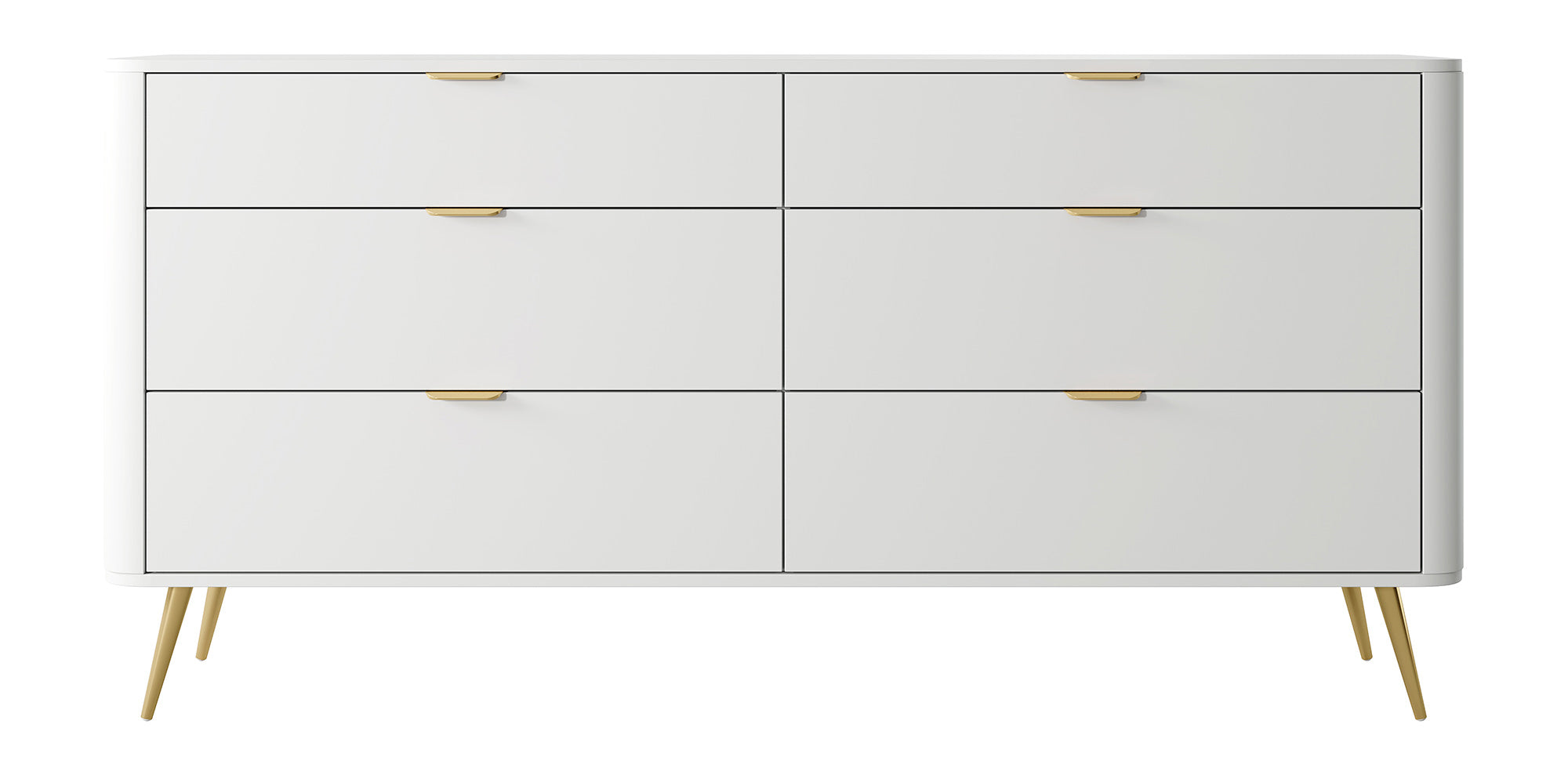selsey-oval-kommode-173-cm-mit-6-schubladen-wei image 7