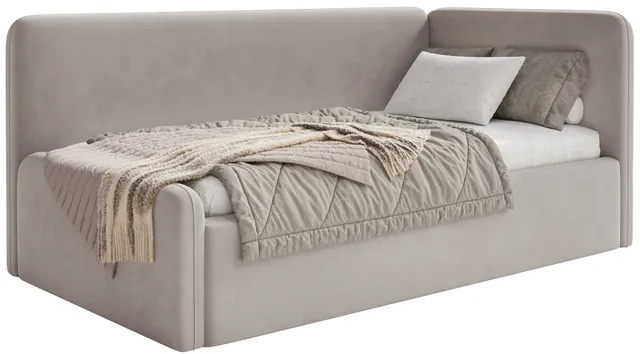 selsey-fanklo-jugendbett-90x200-cm-rechtsseitig-mit-matratze-und-stauraum-grau-b image 1