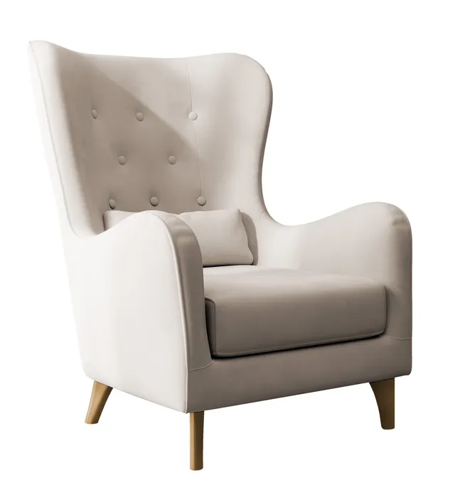 selsey-calmino-ohrenbacken-relaxsessel-creme-hydrophober-samt-buchenholzbeine image 1