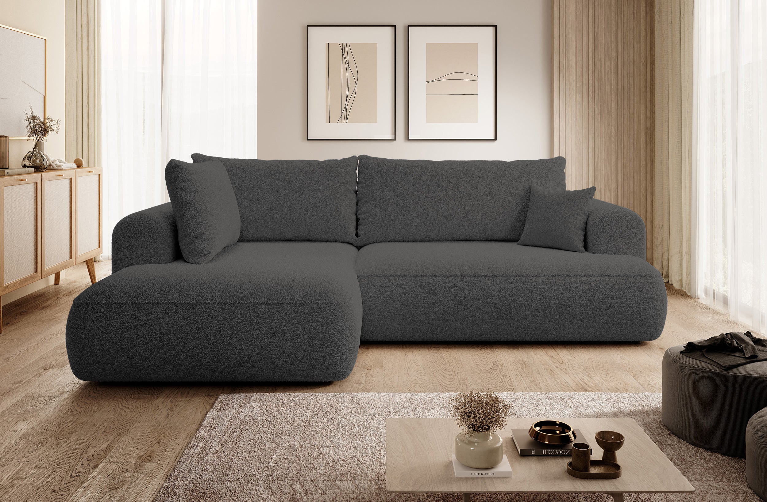 selsey-ovo-ecksofa-mit-schlaffunktion-links-boucl-dunkelgrau image 2