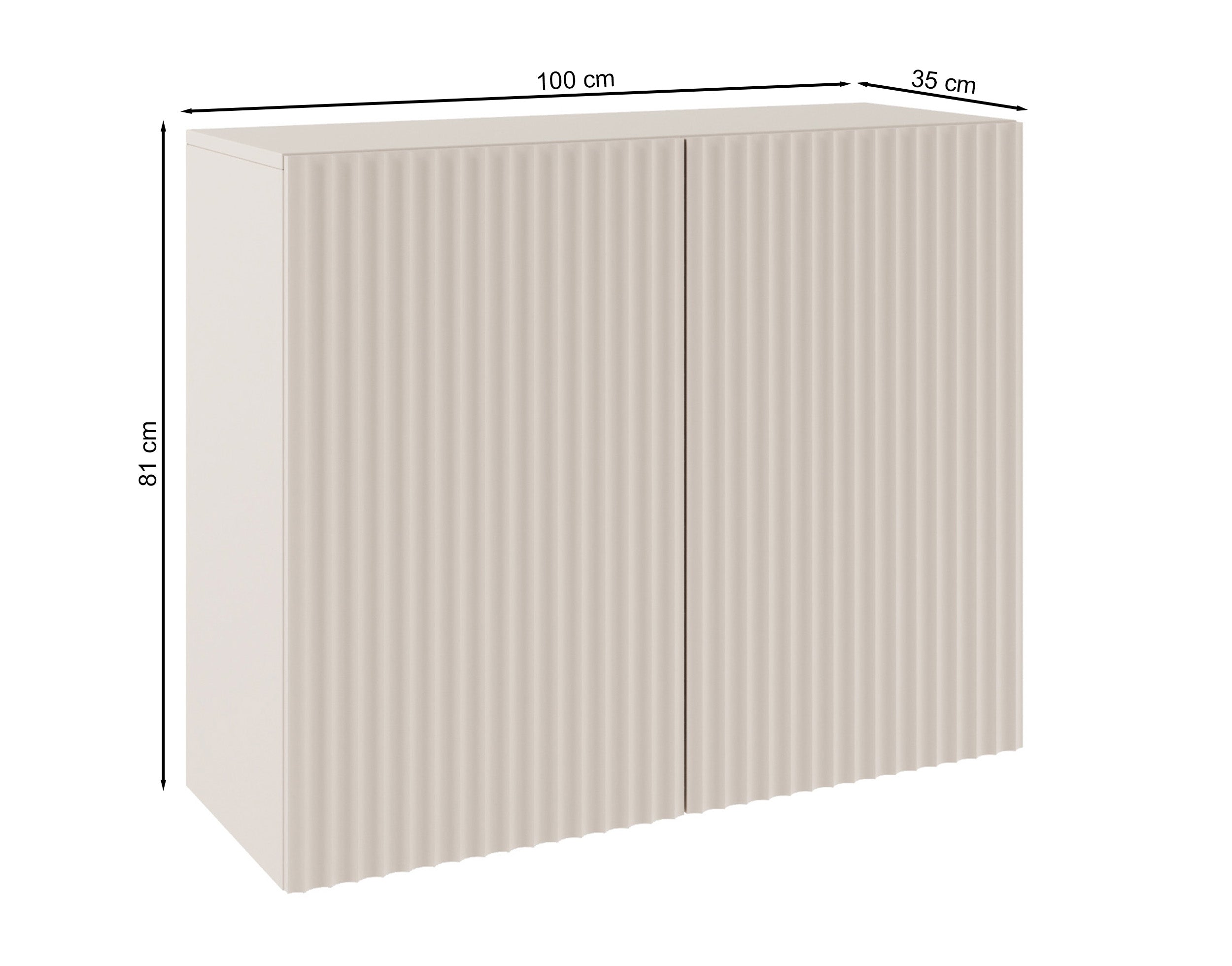 selsey-sunds-zweit-rige-kommode-100-cm-kaschmir-gerillte-fronten image 6