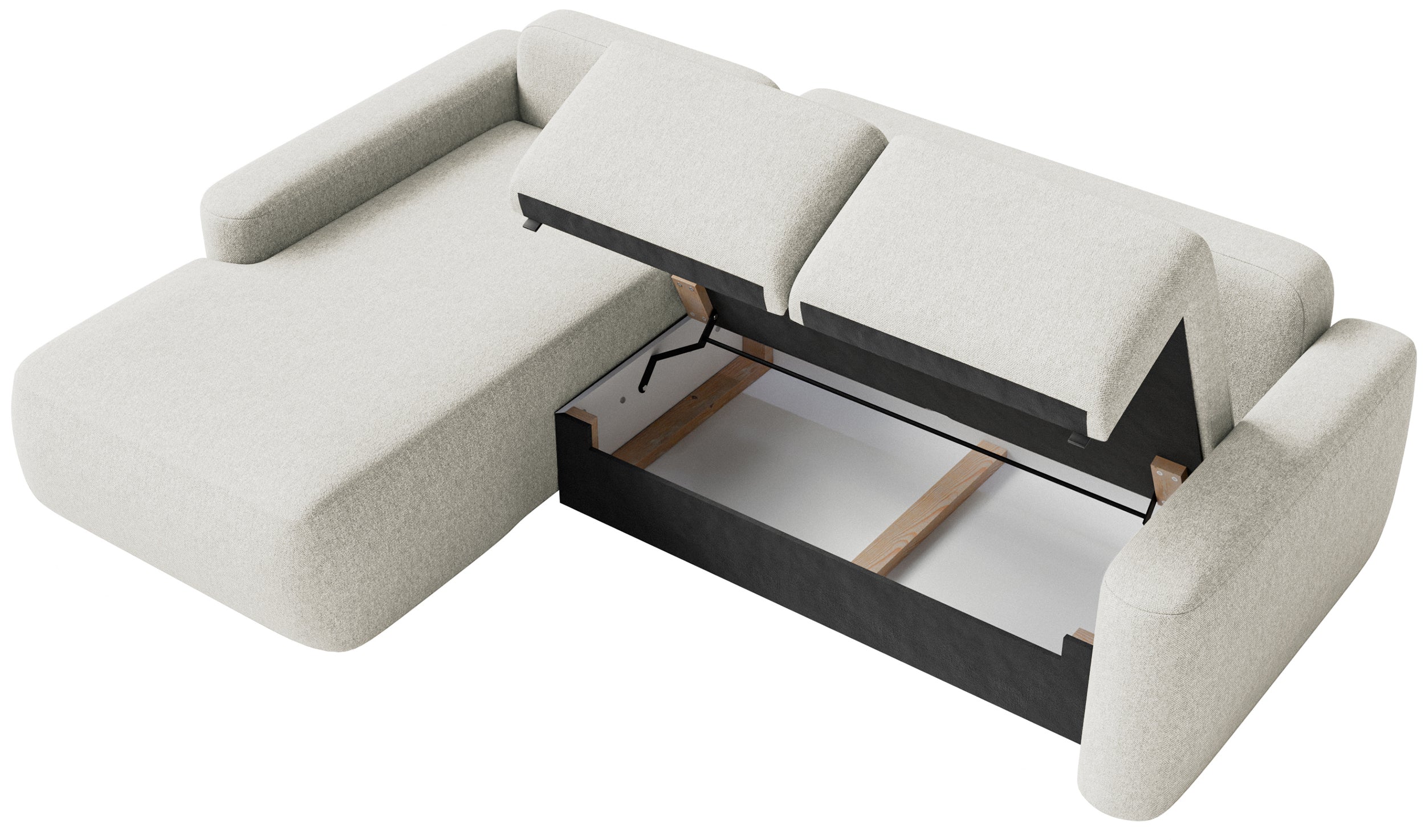 selsey-carnos-mini-ecksofa-l-links-creme-chenille-mit-schlaffunktion image 4