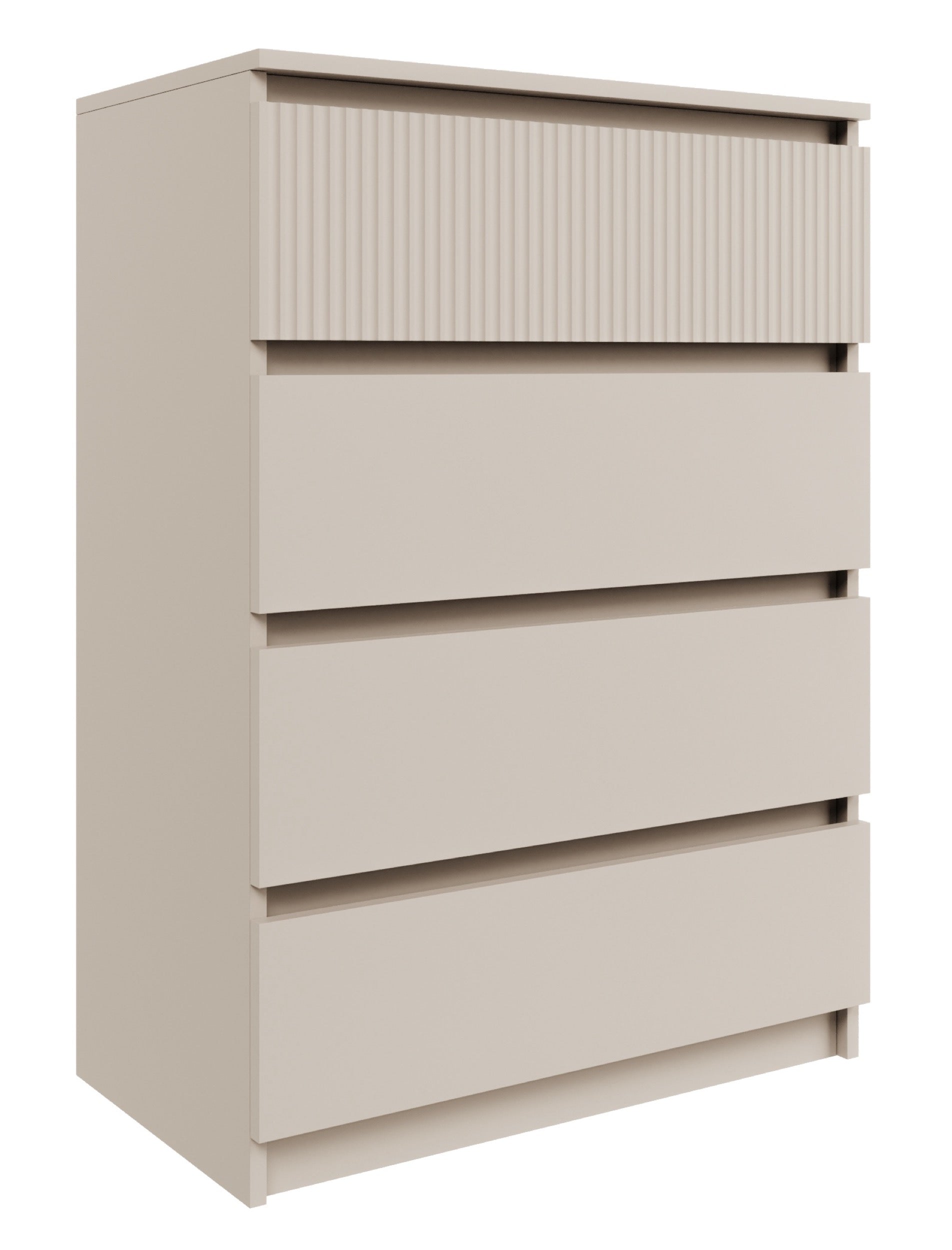 selsey-sandia-kommode-70-cm-kaschmir-mit-4-schubladen-rillenfront image 1