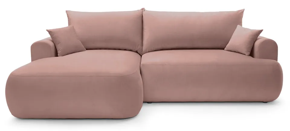 selsey-ovo-ecksofa-mit-schlaffunktion-l-form-links-mit-stauraum-hellrosa-velours image 1