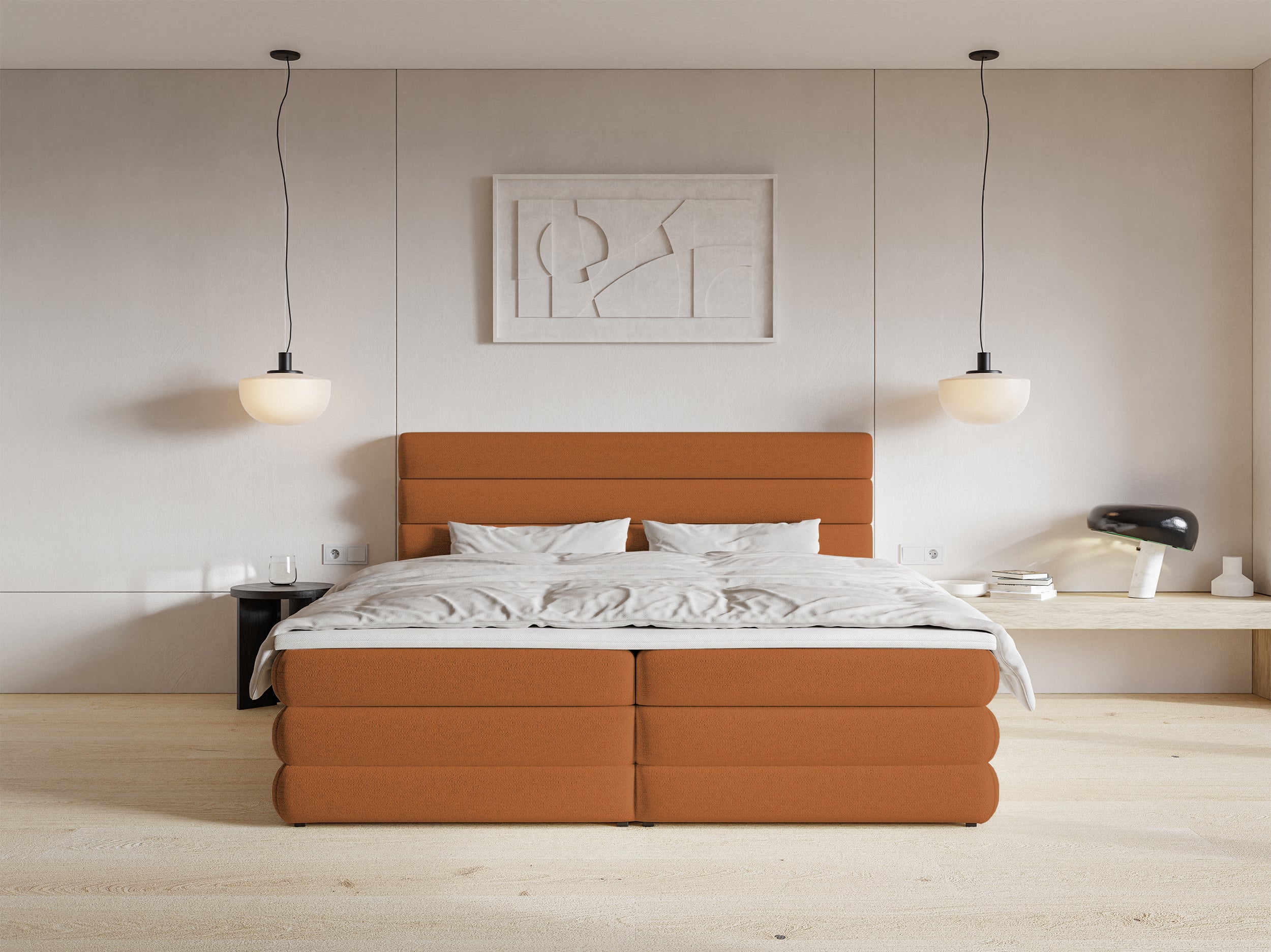 selsey-alegre-boxspringbett-180x200-cm-mit-topper-kupfer-chenille image 3