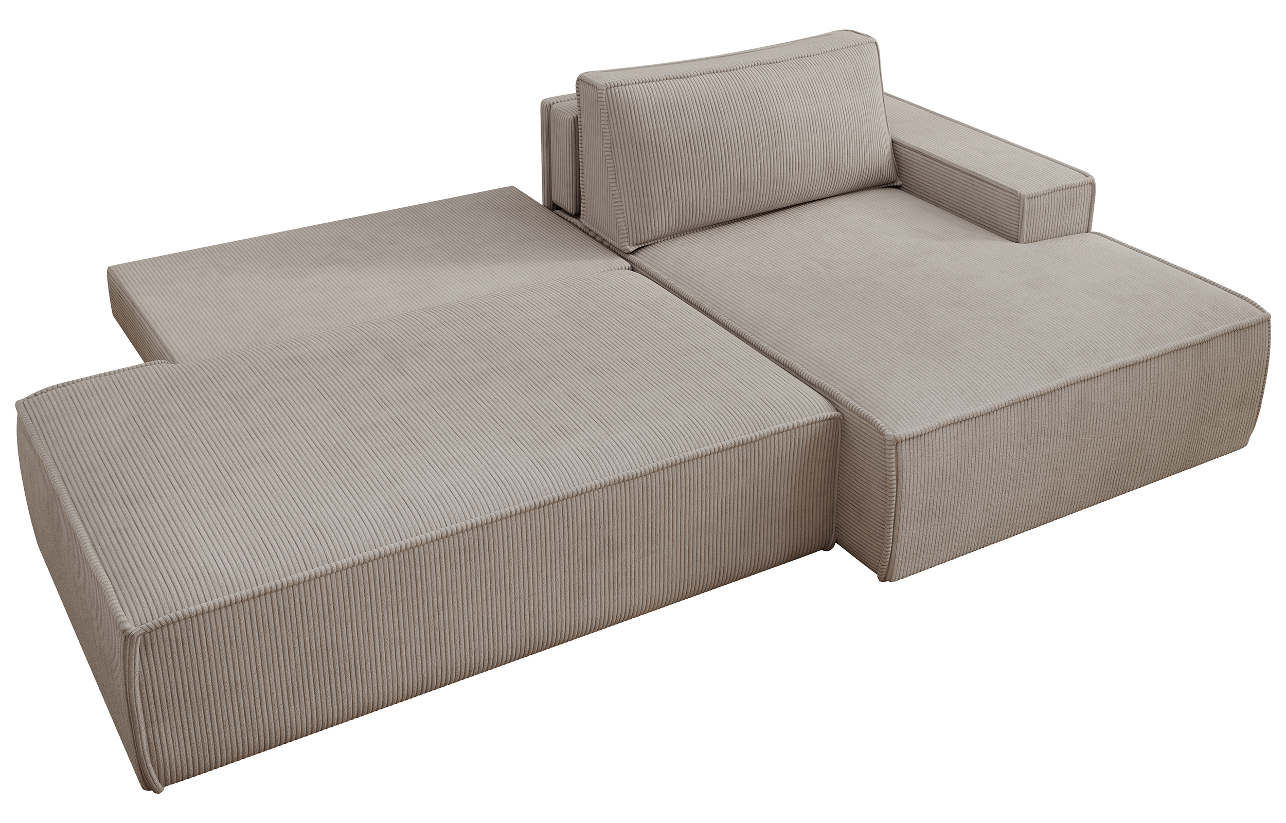 selsey-felicjo-ecksofa-mit-schlaffunktion-l-form-rechts-mit-stauraum-beige-cords image 4